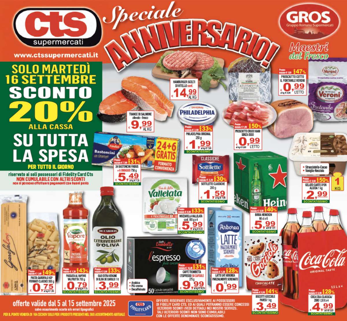 cts-supermercati - Volantino CTS supermercati valido dal 05/09 al 15/09