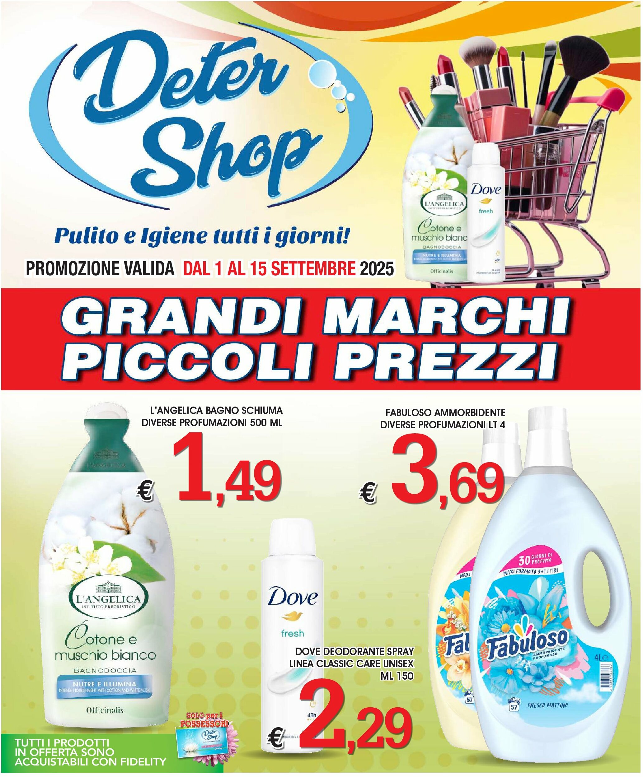 deter-shop - Volantino Deter Shop valido dal 01/09 al 15/09 - page: 1