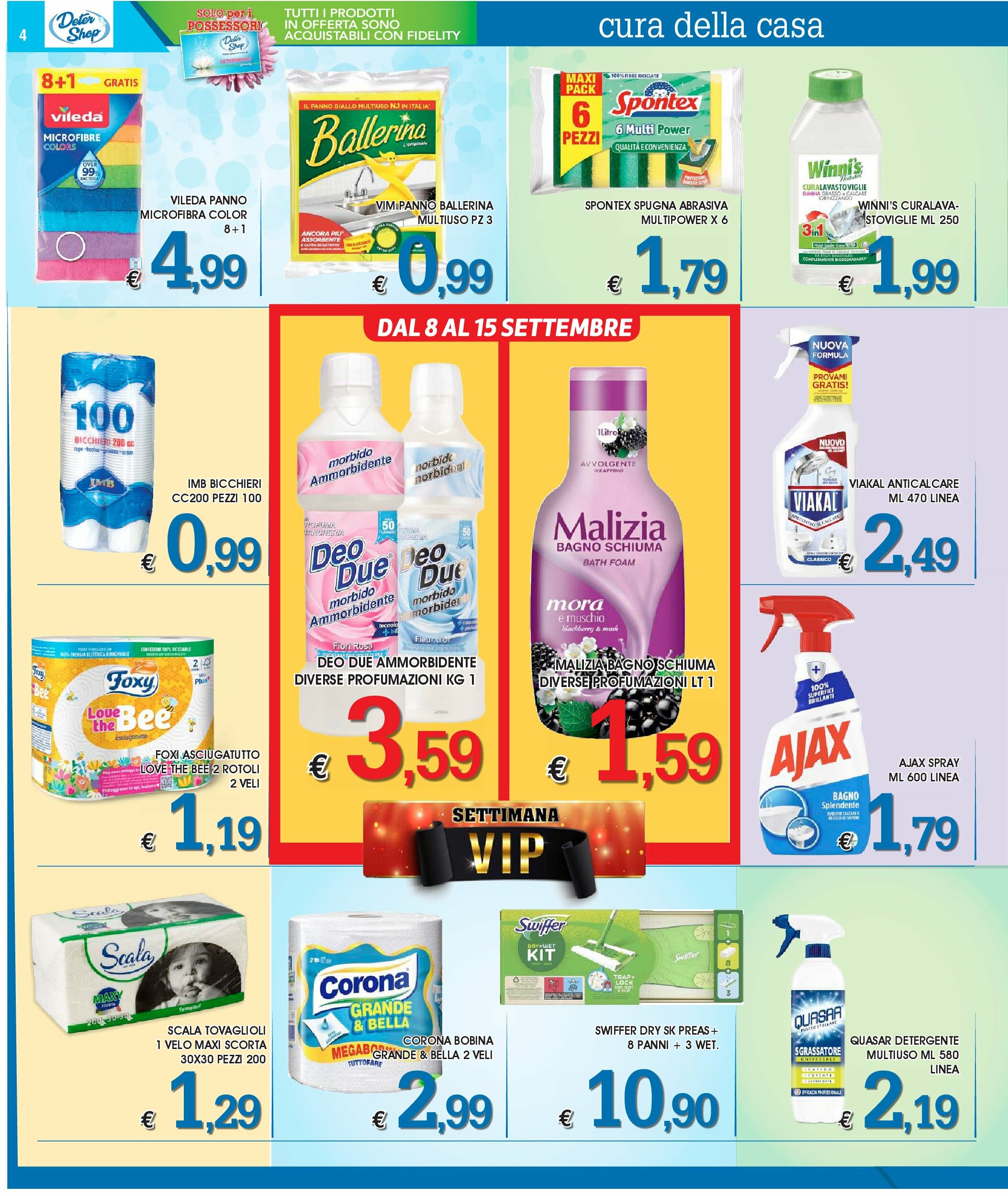 deter-shop - Volantino Deter Shop valido dal 01/09 al 15/09 - page: 4
