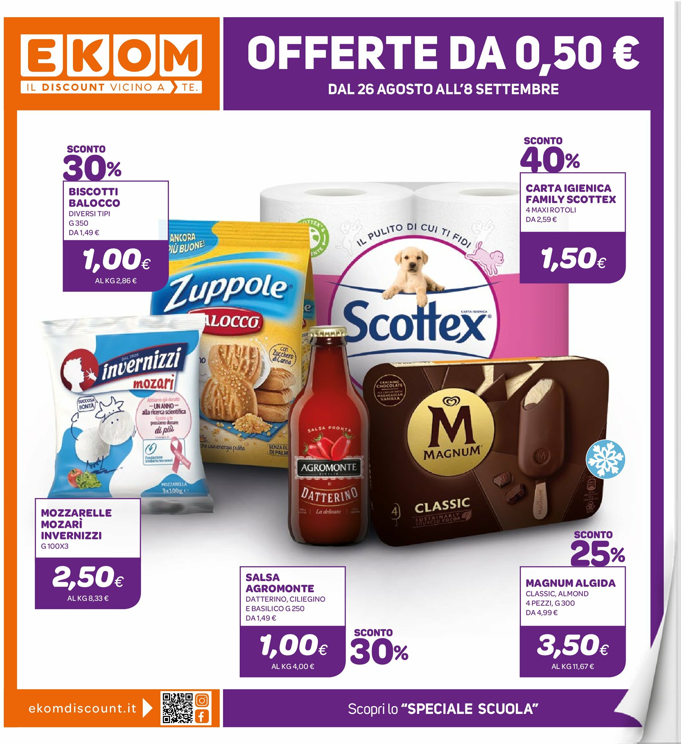 ekom - Volantino Ekom - Liguria/Piemonte valido dal 26/08 al 08/09