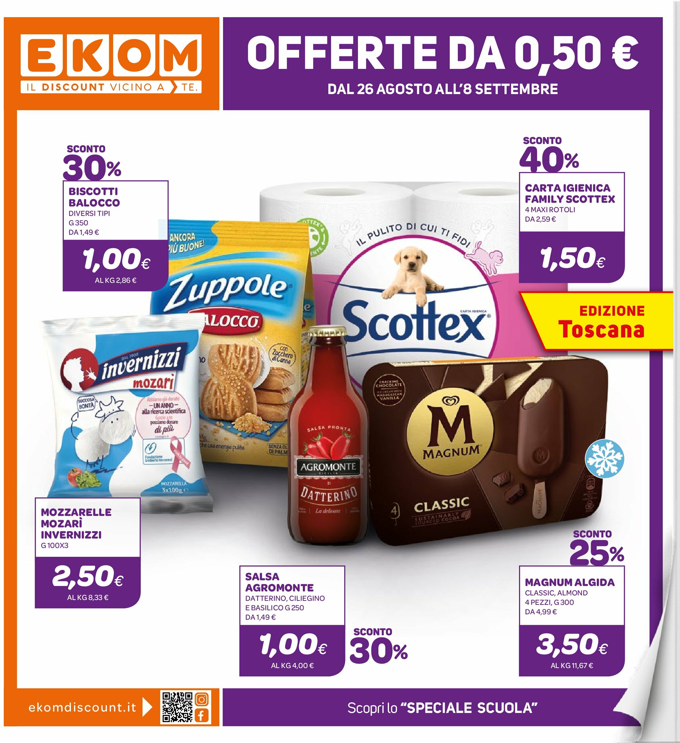 ekom - Volantino Ekom - Toscana valido dal 26/08 al 08/09