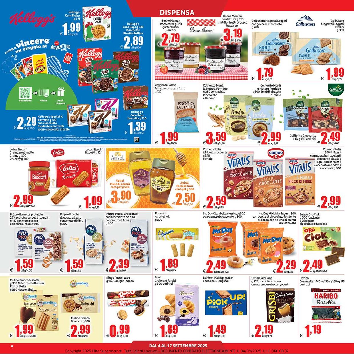 elite - Volantino Elite valido dal 04/09 al 17/09 - page: 6