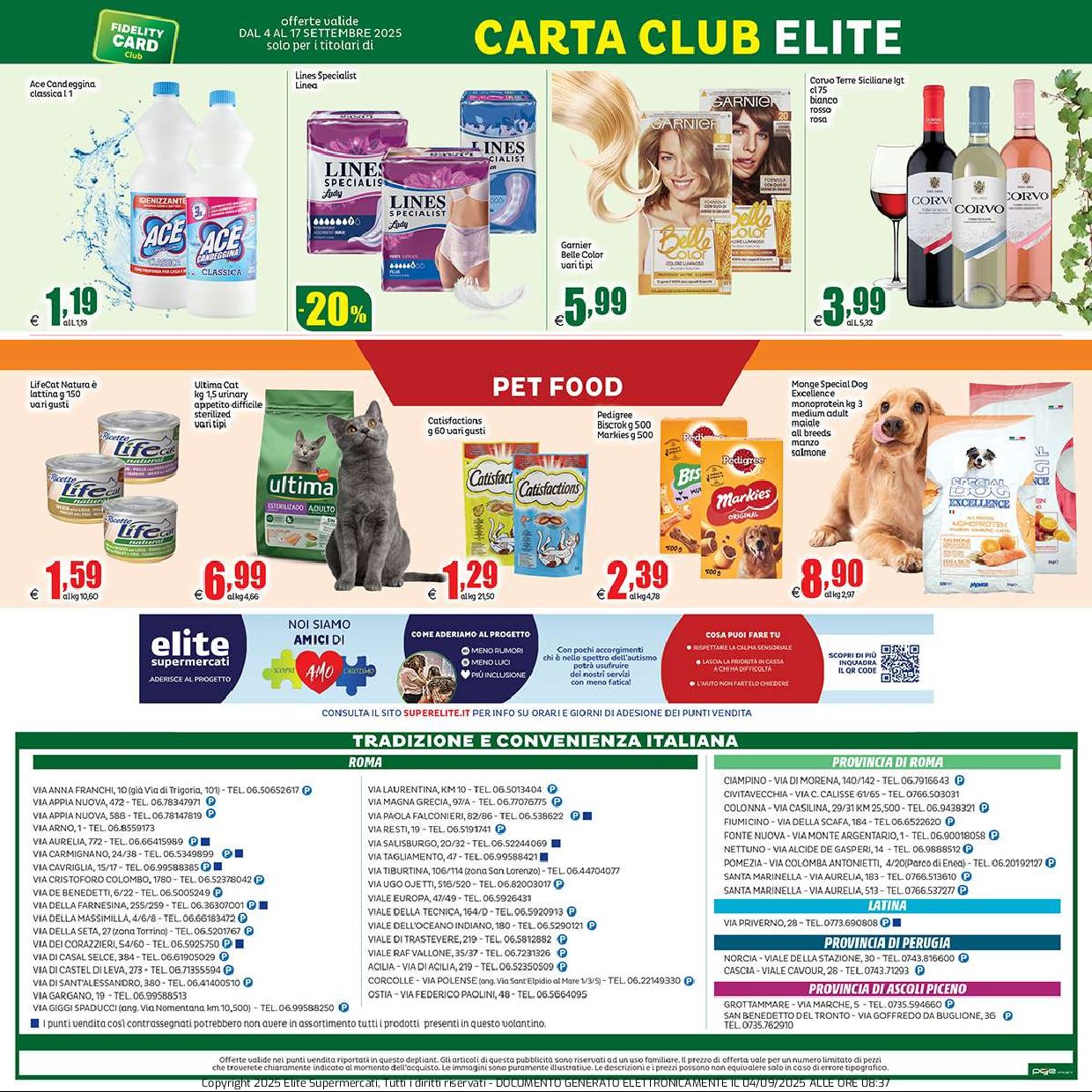 elite - Volantino Elite valido dal 04/09 al 17/09 - page: 20