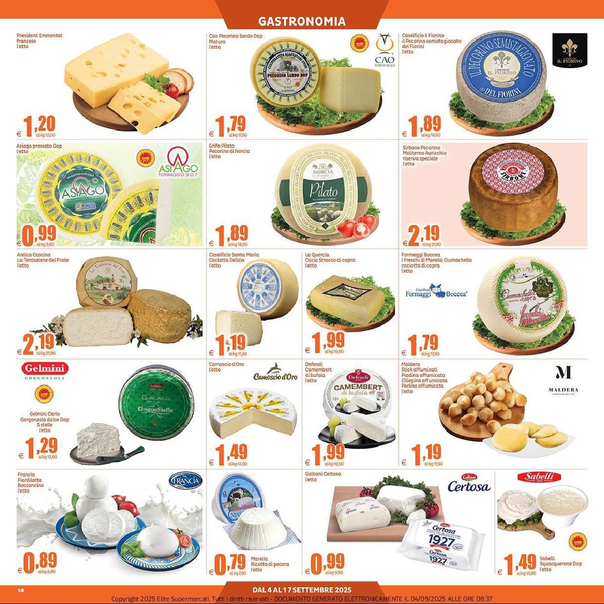 elite - Volantino Elite valido dal 04/09 al 17/09 - page: 14
