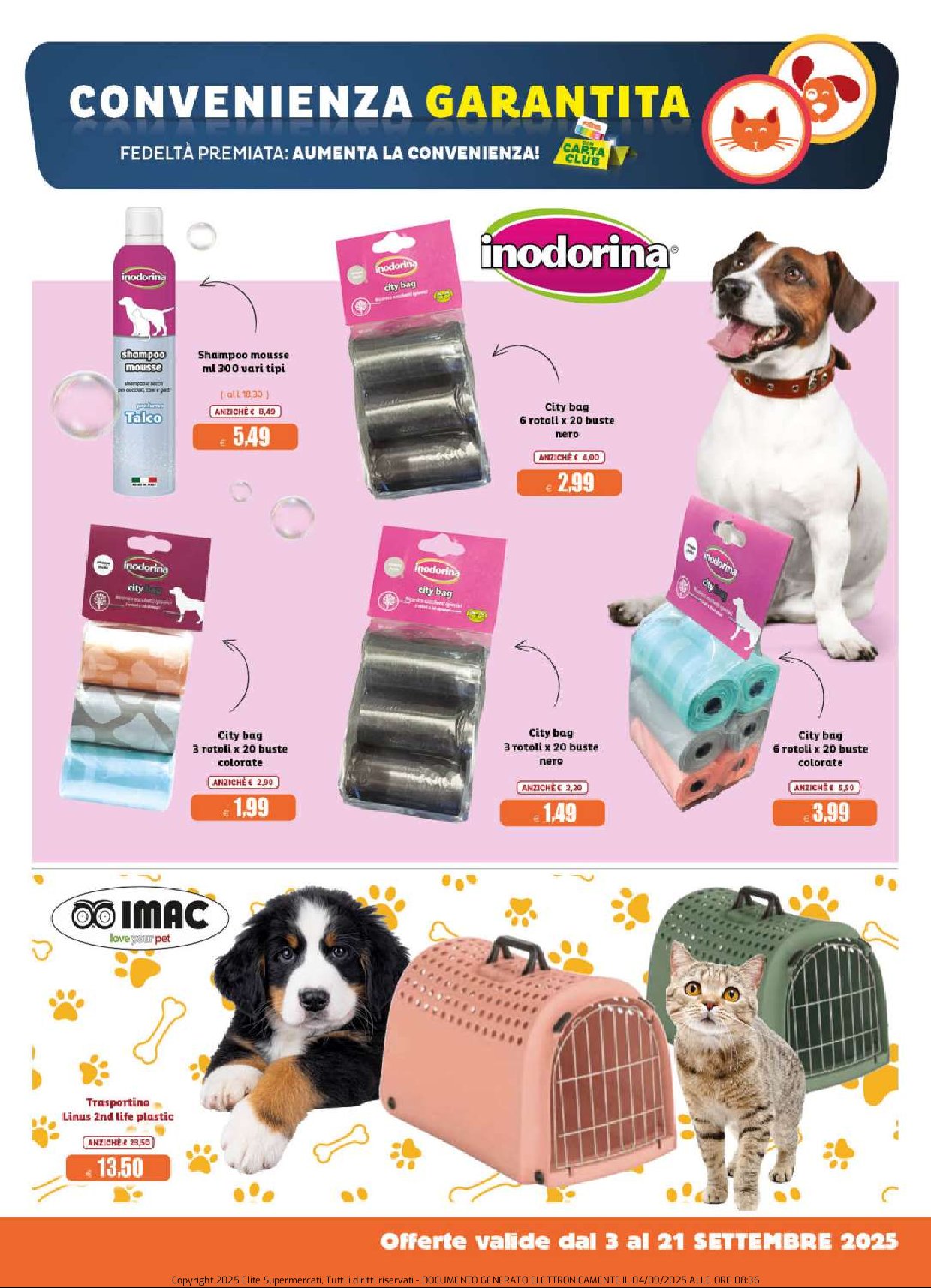 elite - Volantino Elite - Pet valido dal 03/09 al 21/09 - page: 13