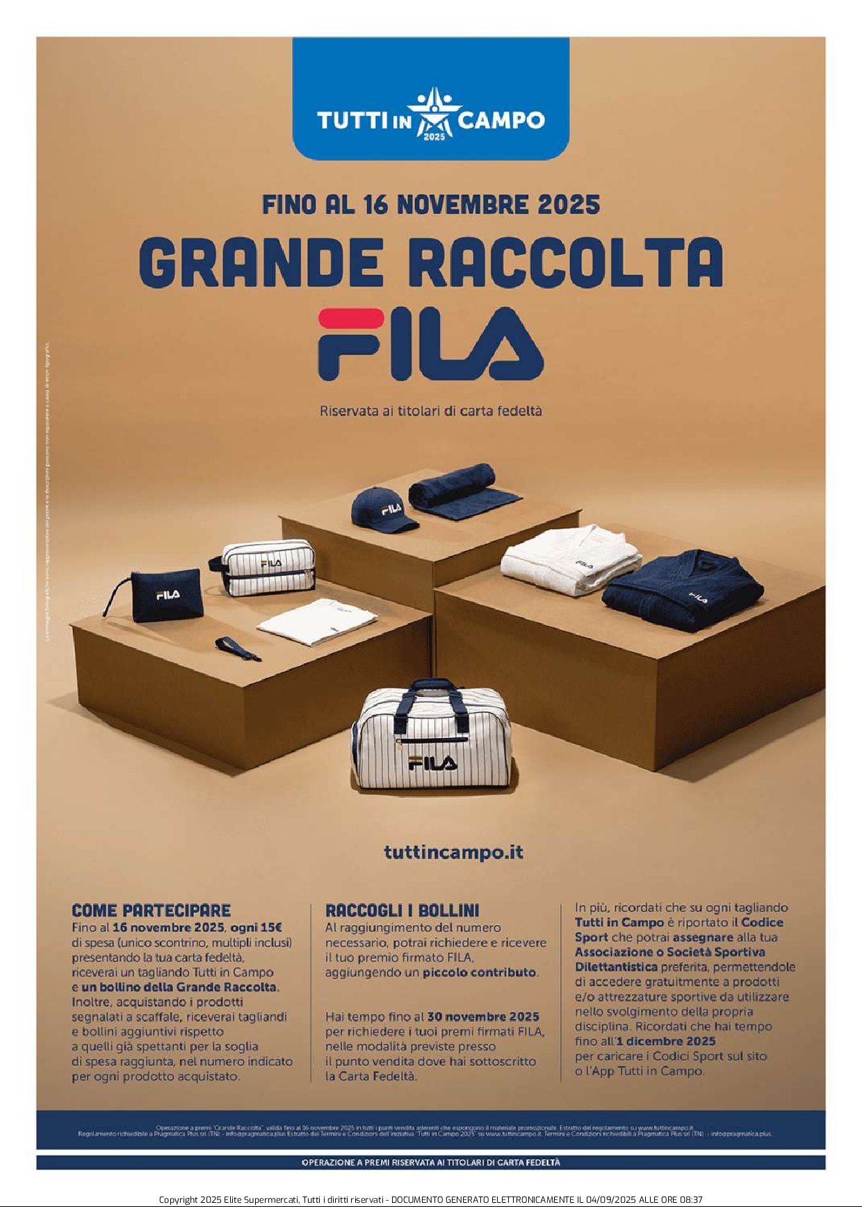 elite - Volantino Elite - Grande Raccolta Fila valido dal 01/09 al 14/09 - page: 2