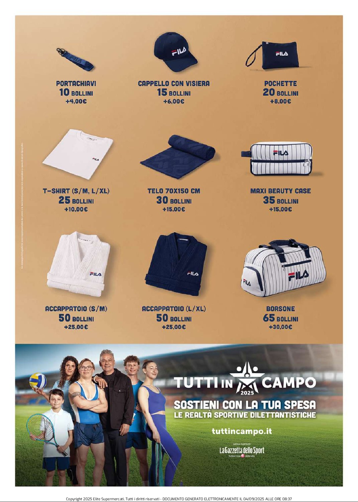 elite - Volantino Elite - Grande Raccolta Fila valido dal 01/09 al 14/09 - page: 3