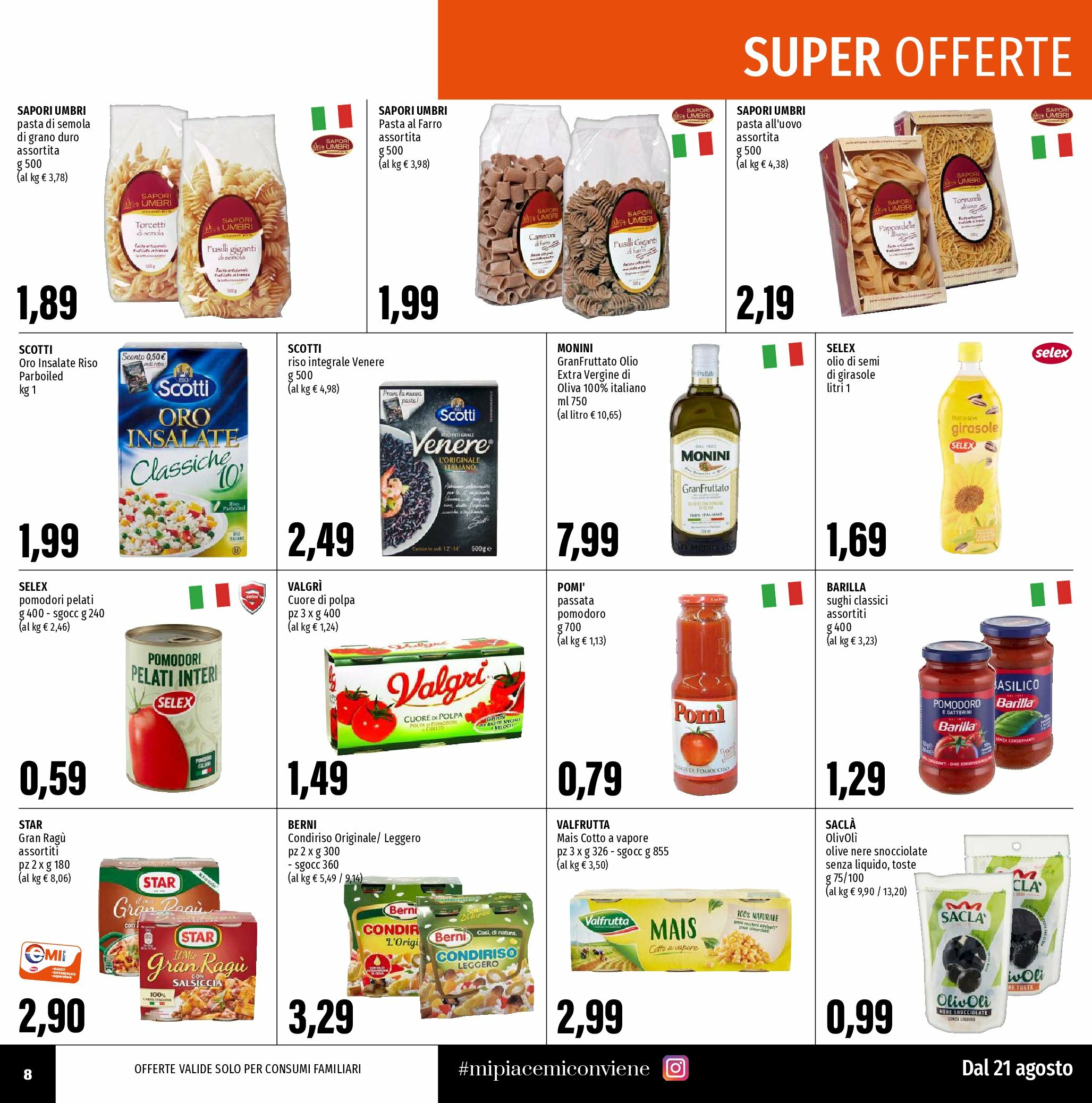 emi - Volantino Emi valido dal 21/08 al 03/09 - page: 8