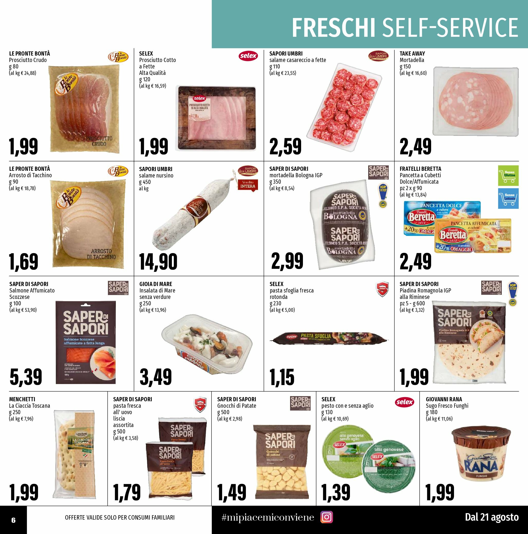 emi - Volantino Emi valido dal 21/08 al 03/09 - page: 6