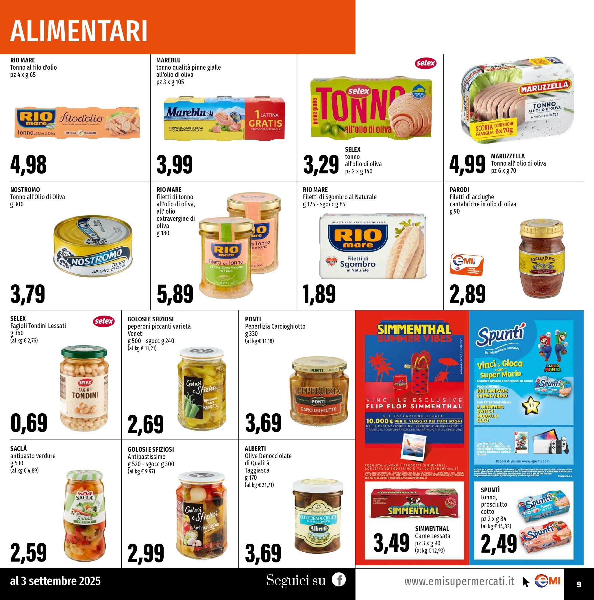 emi - Volantino Emi valido dal 21/08 al 03/09 - page: 9