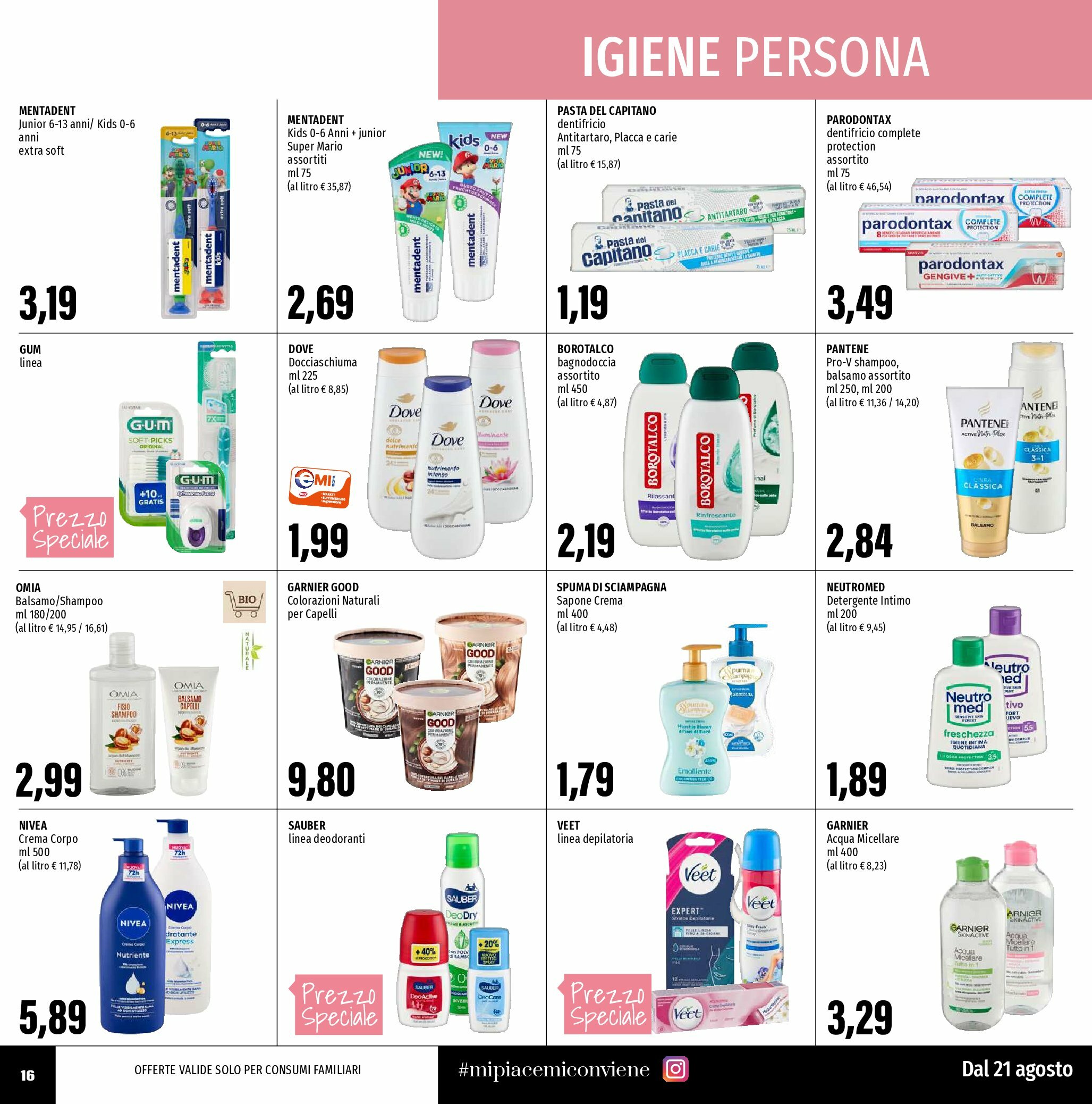 emi - Volantino Emi valido dal 21/08 al 03/09 - page: 16