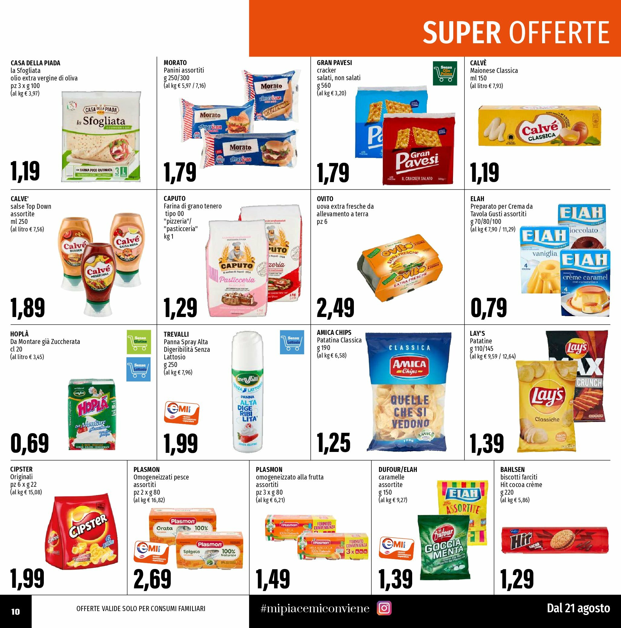 emi - Volantino Emi valido dal 21/08 al 03/09 - page: 10