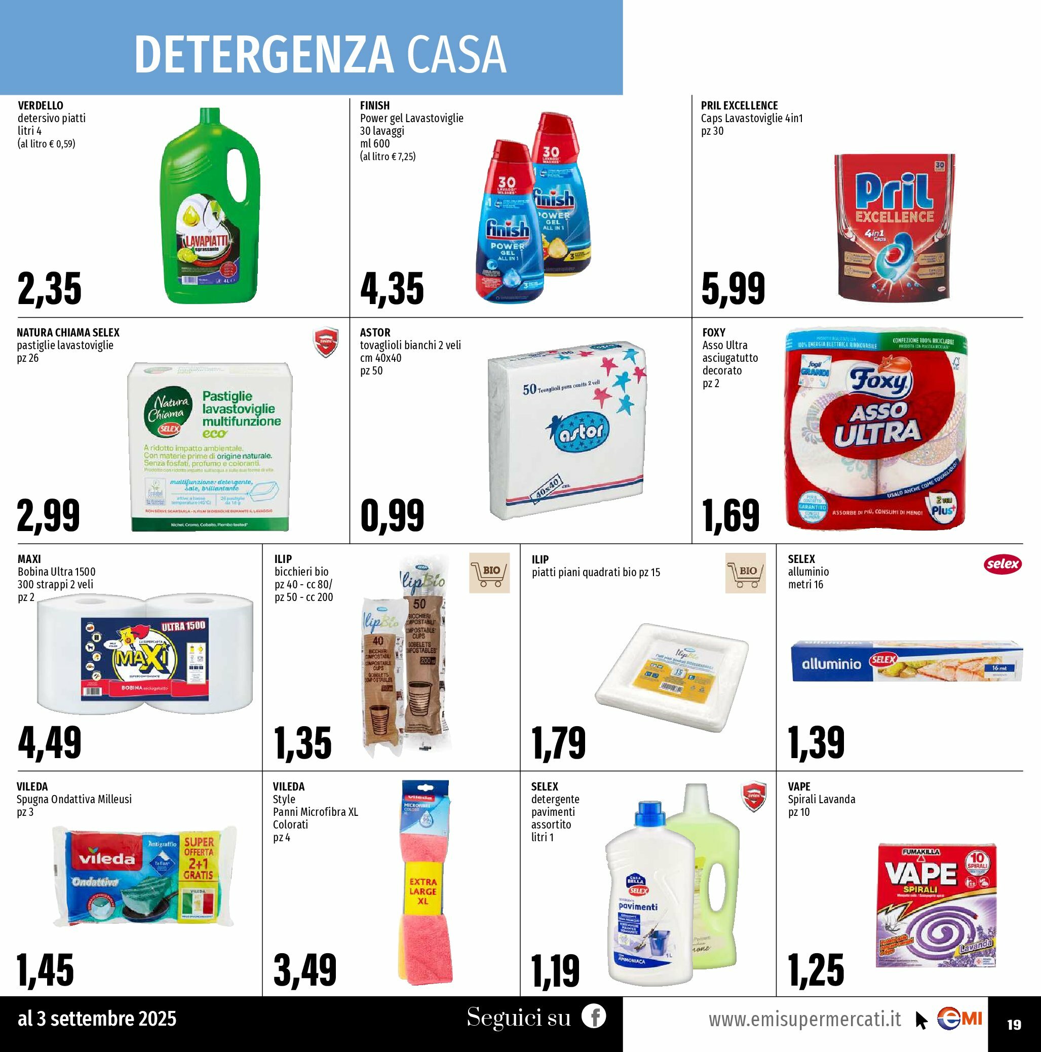 emi - Volantino Emi valido dal 21/08 al 03/09 - page: 19