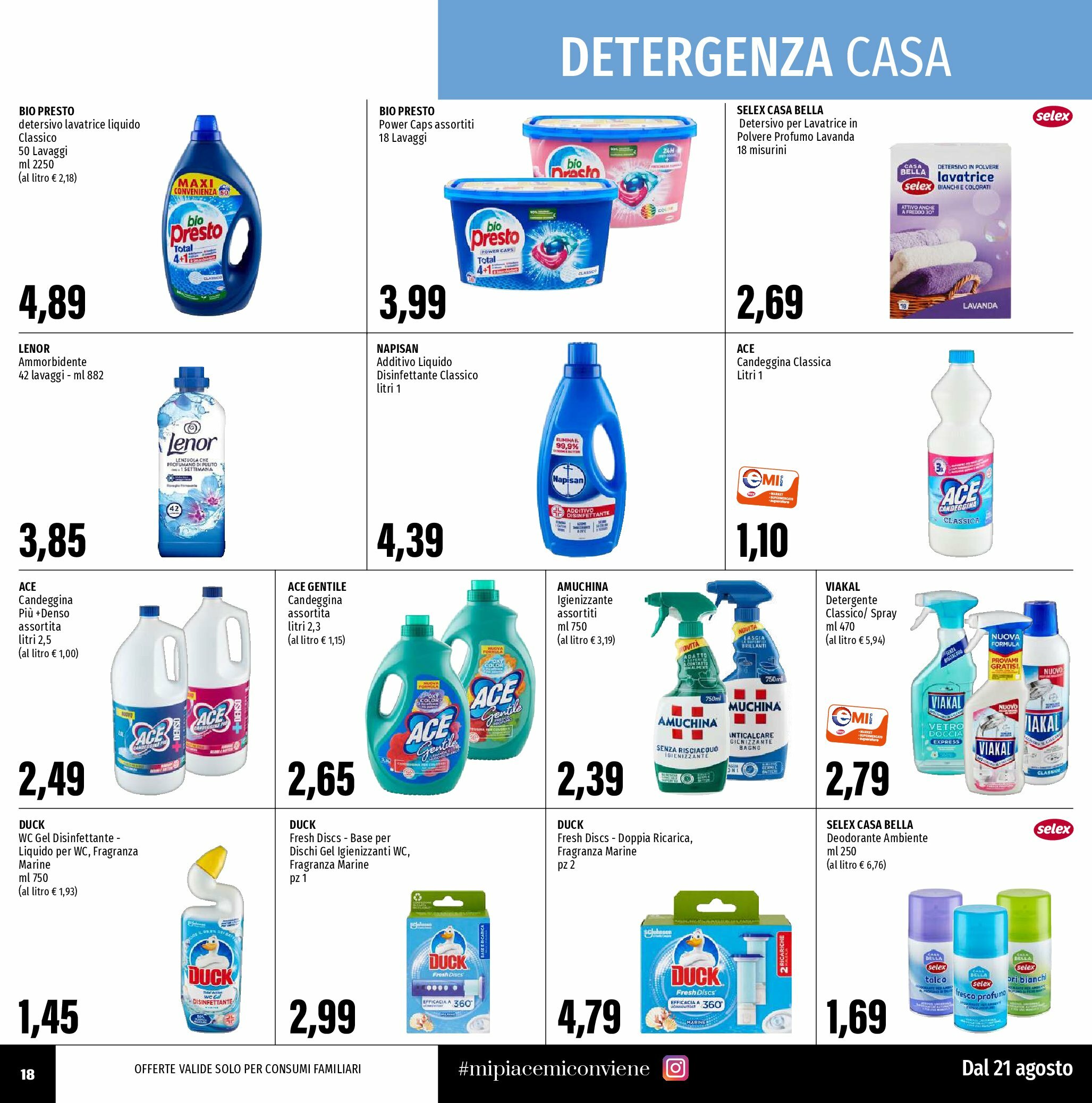 emi - Volantino Emi valido dal 21/08 al 03/09 - page: 18