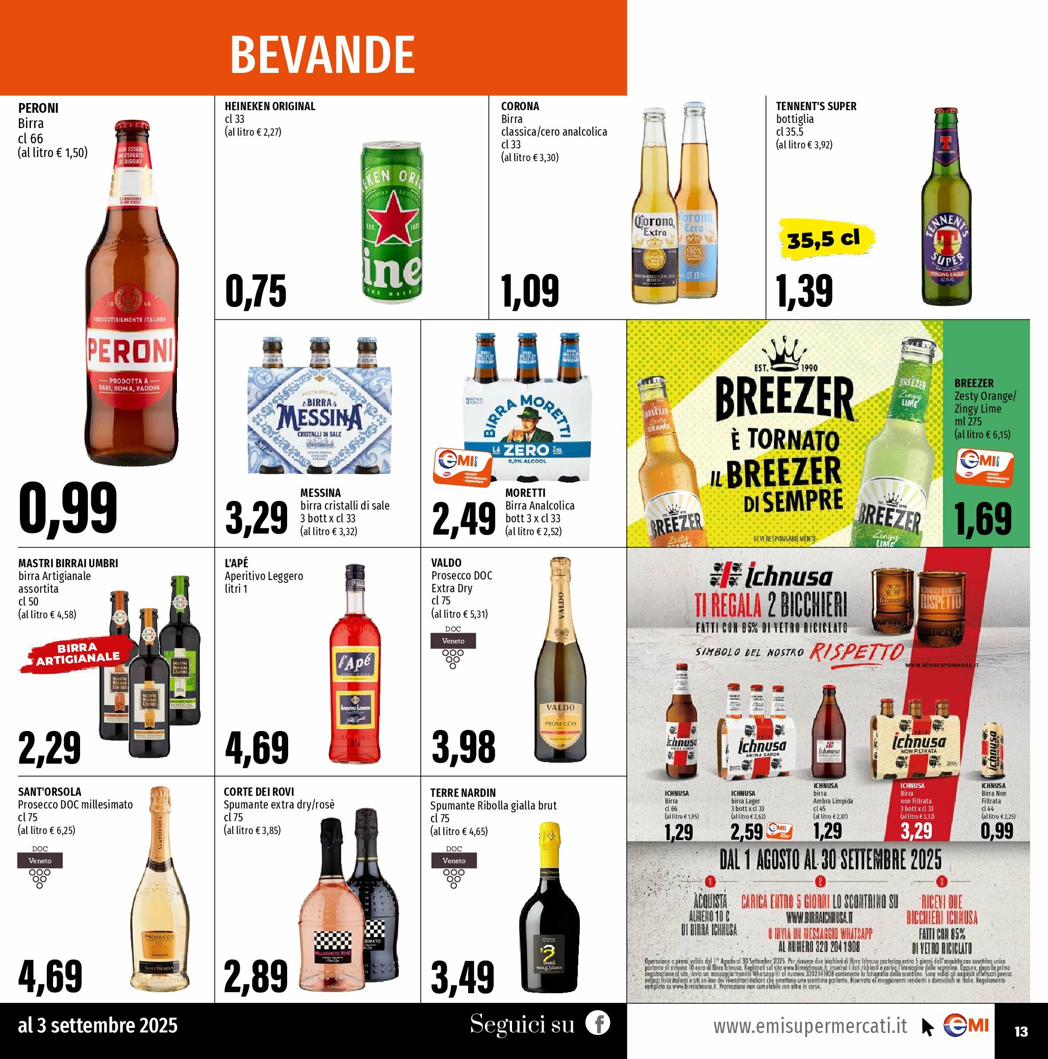 emi - Volantino Emi valido dal 21/08 al 03/09 - page: 13