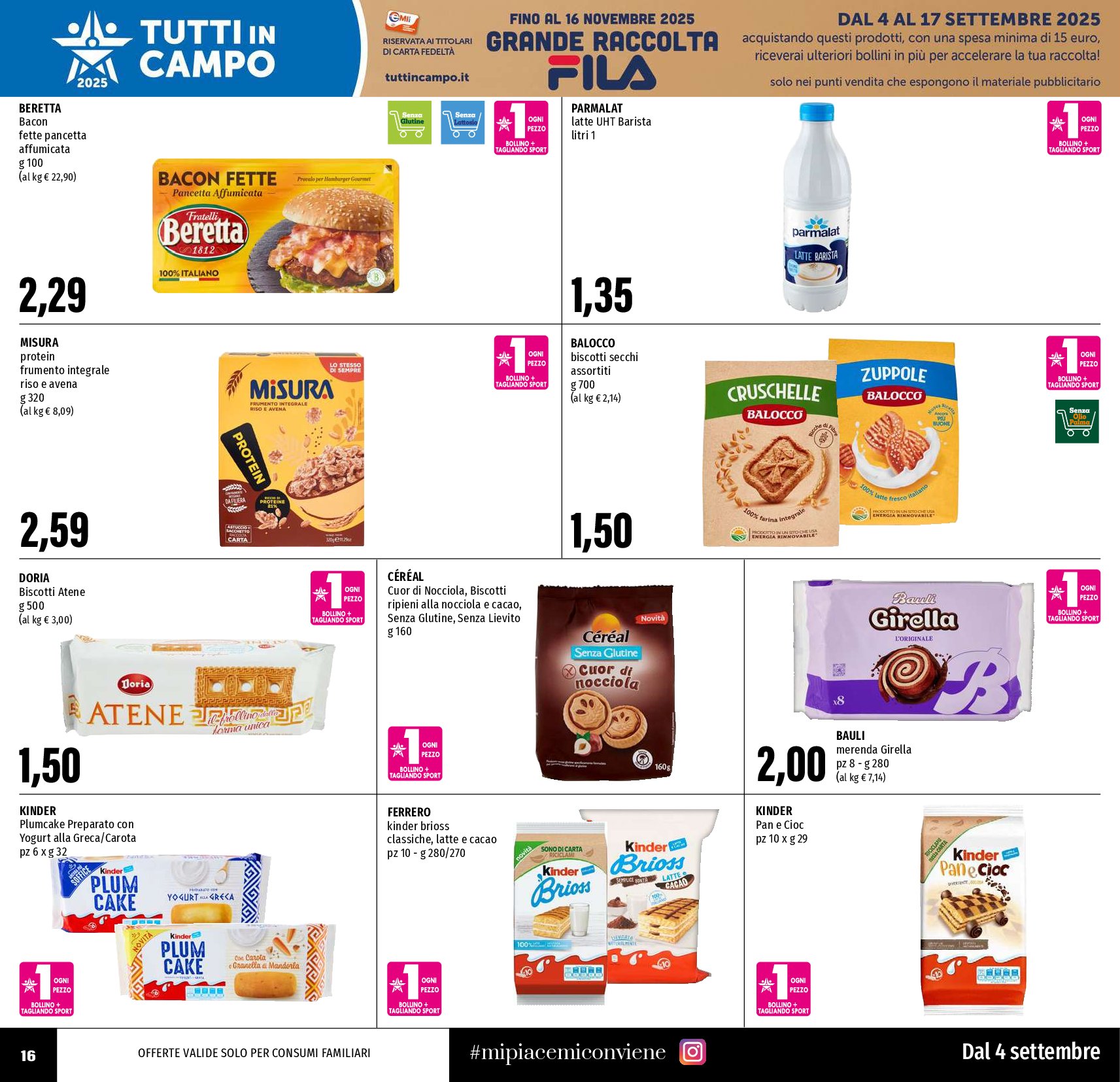 emi - Volantino Emi valido dal 04/09 al 17/09 - page: 16
