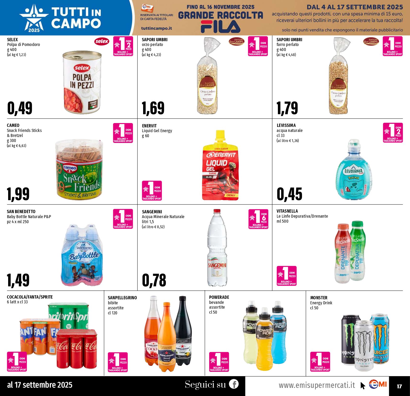 emi - Volantino Emi valido dal 04/09 al 17/09 - page: 17