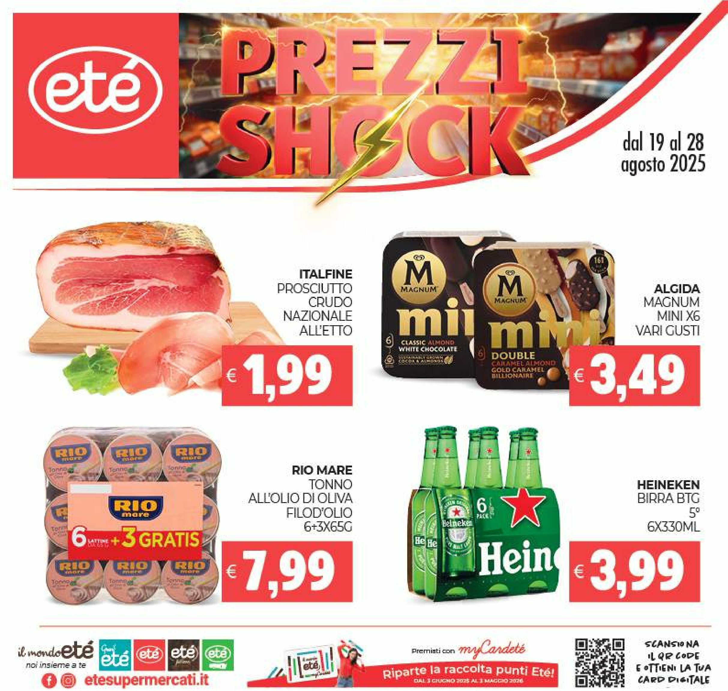ete - Volantino Eté valido dal 19/08 al 28/08