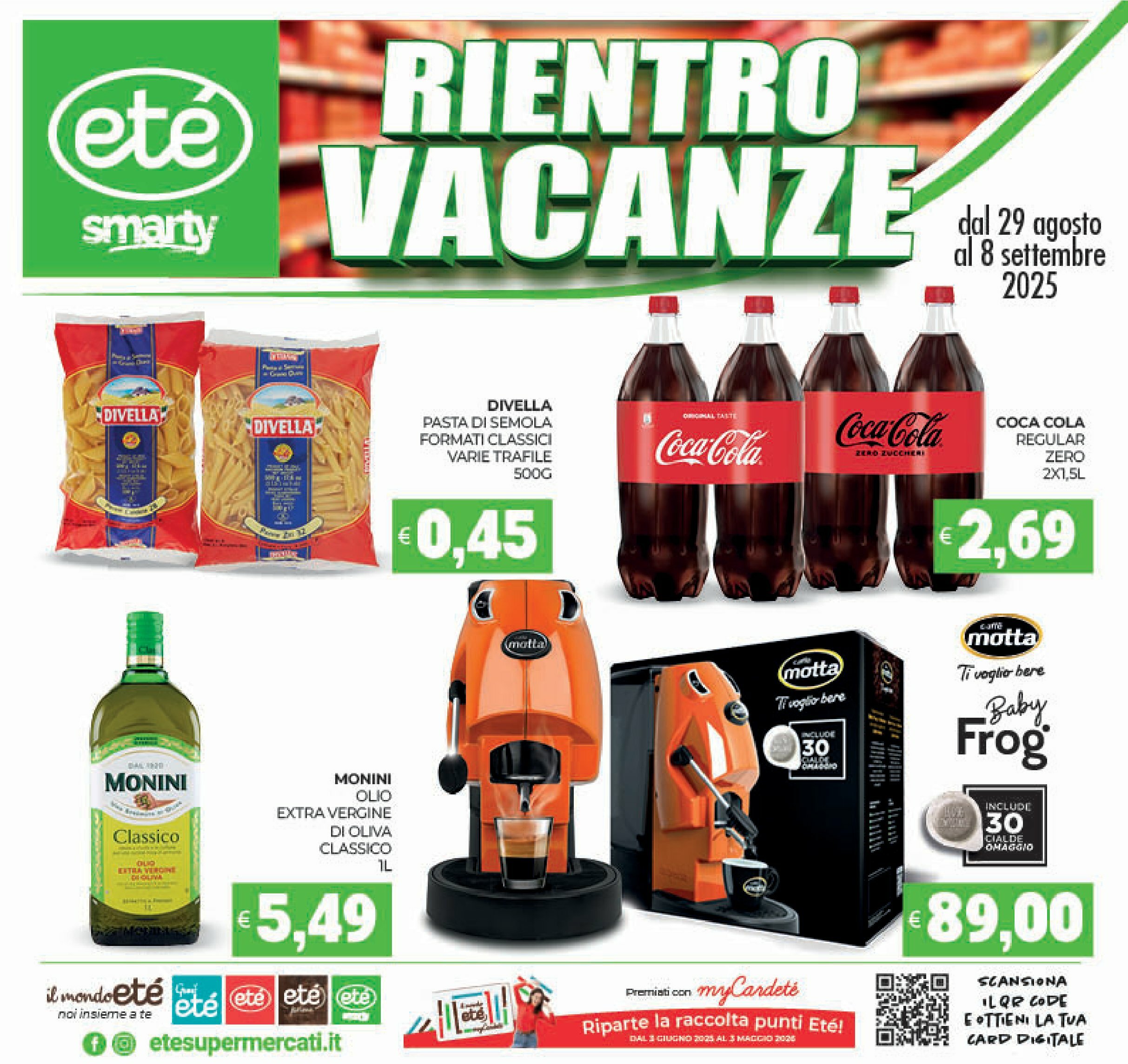 ete - Volantino Eté Smarty valido dal 29/08 al 08/09