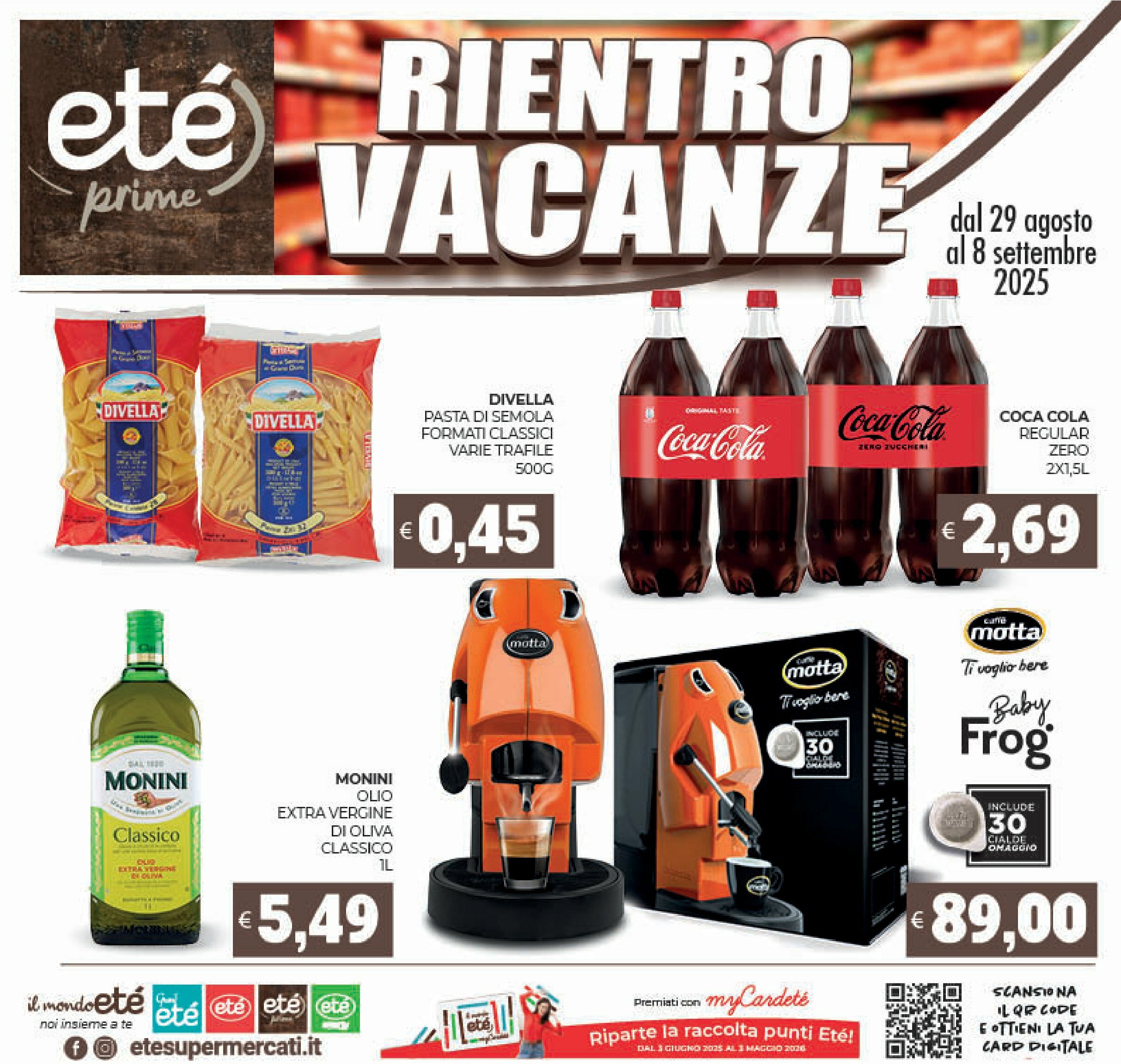 ete - Volantino Eté Prime valido dal 29/08 al 08/09