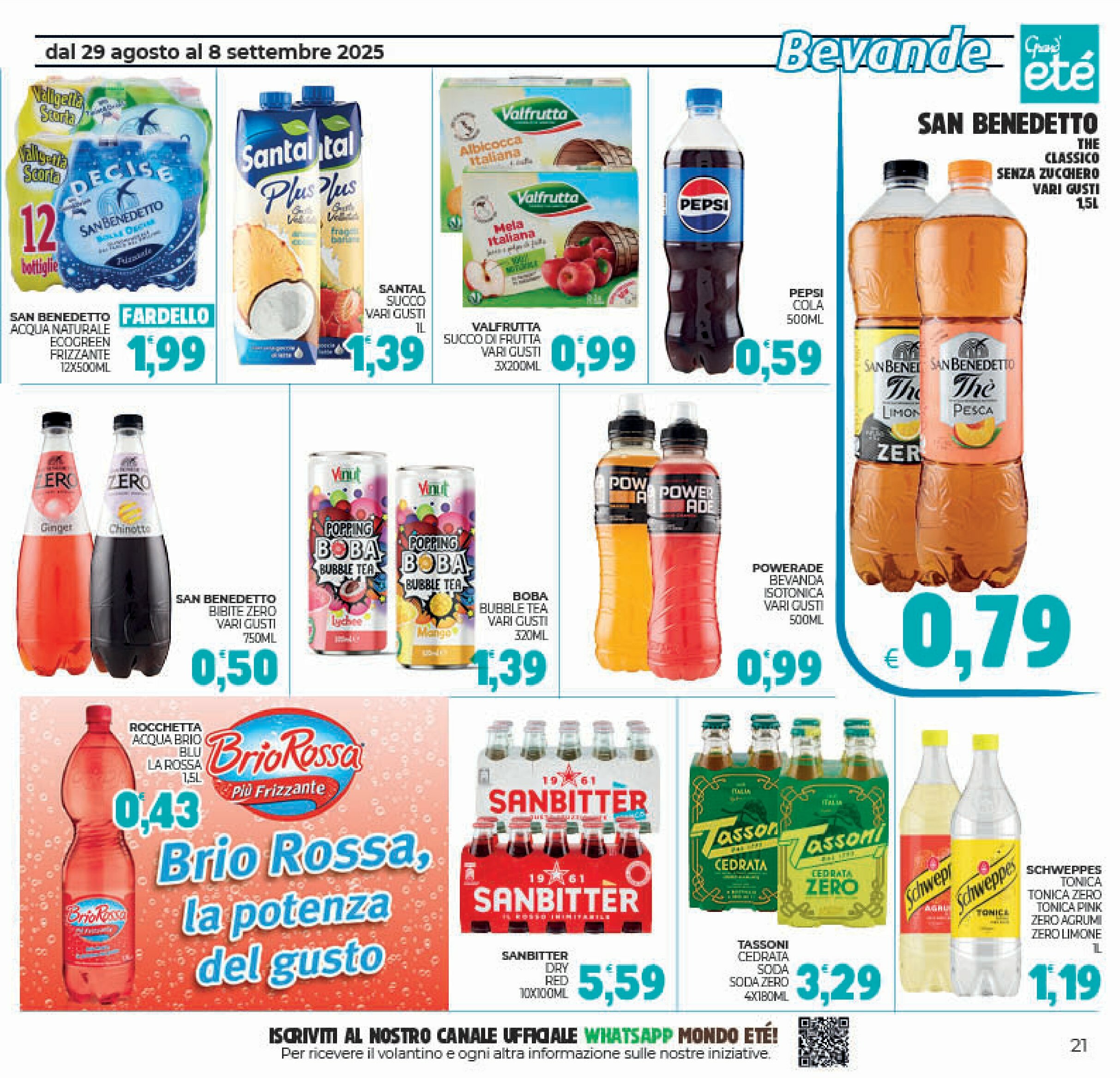 ete - Volantino Grand Eté valido dal 29/08 al 08/09 - page: 21