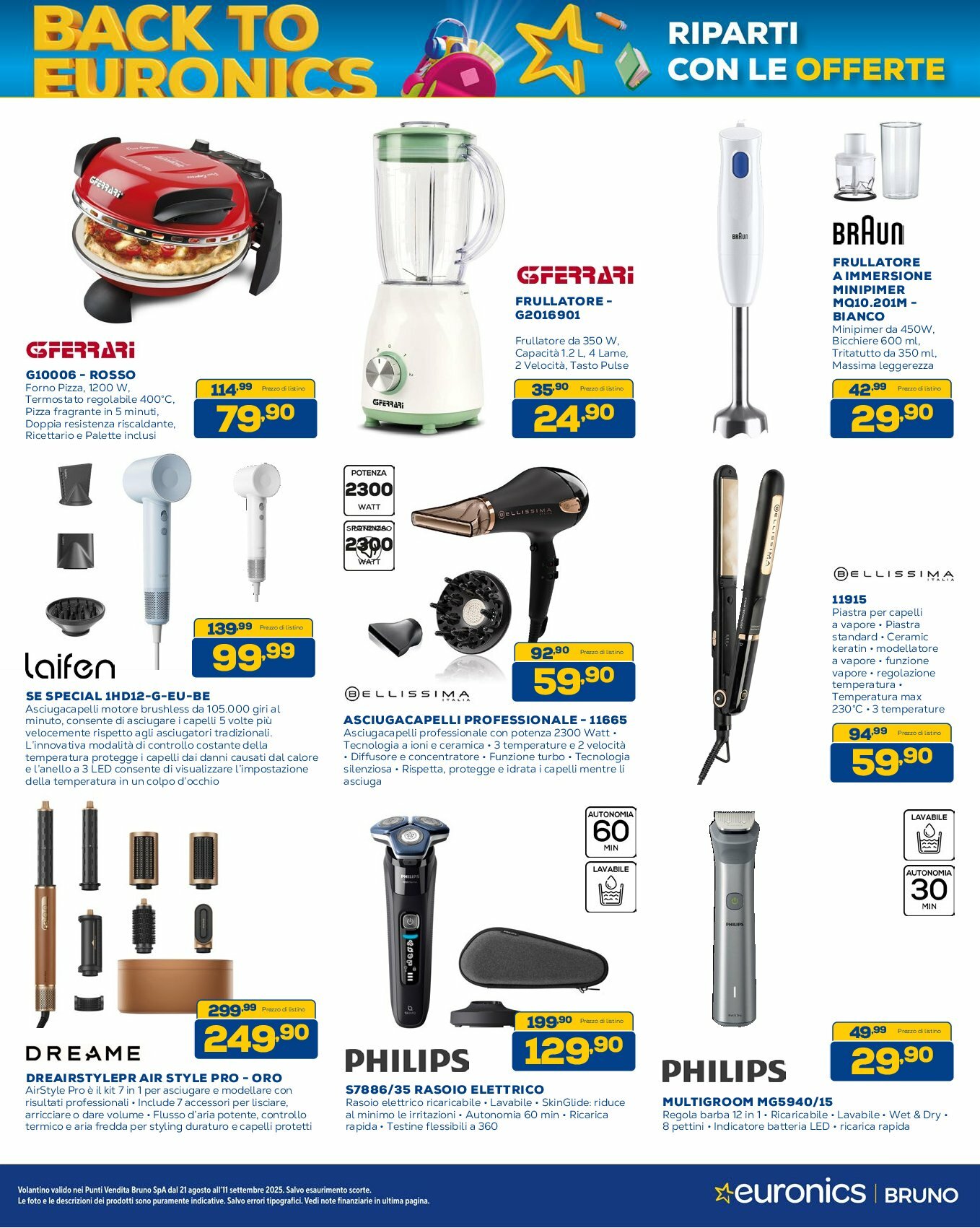euronics-bruno - Volantino Euronics Bruno valido dal 21/08 al 11/09 - page: 28