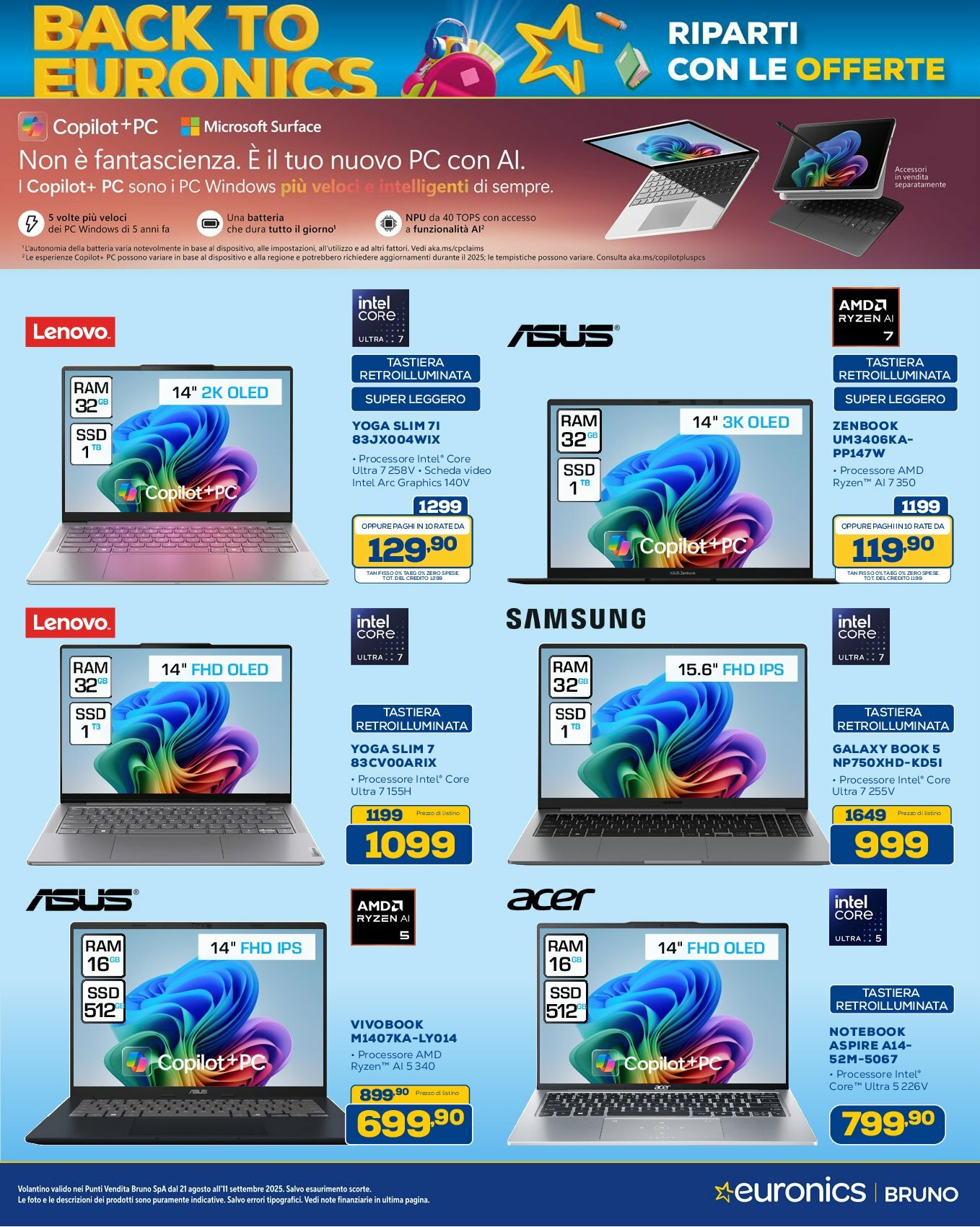 euronics-bruno - Volantino Euronics Bruno valido dal 21/08 al 11/09 - page: 5