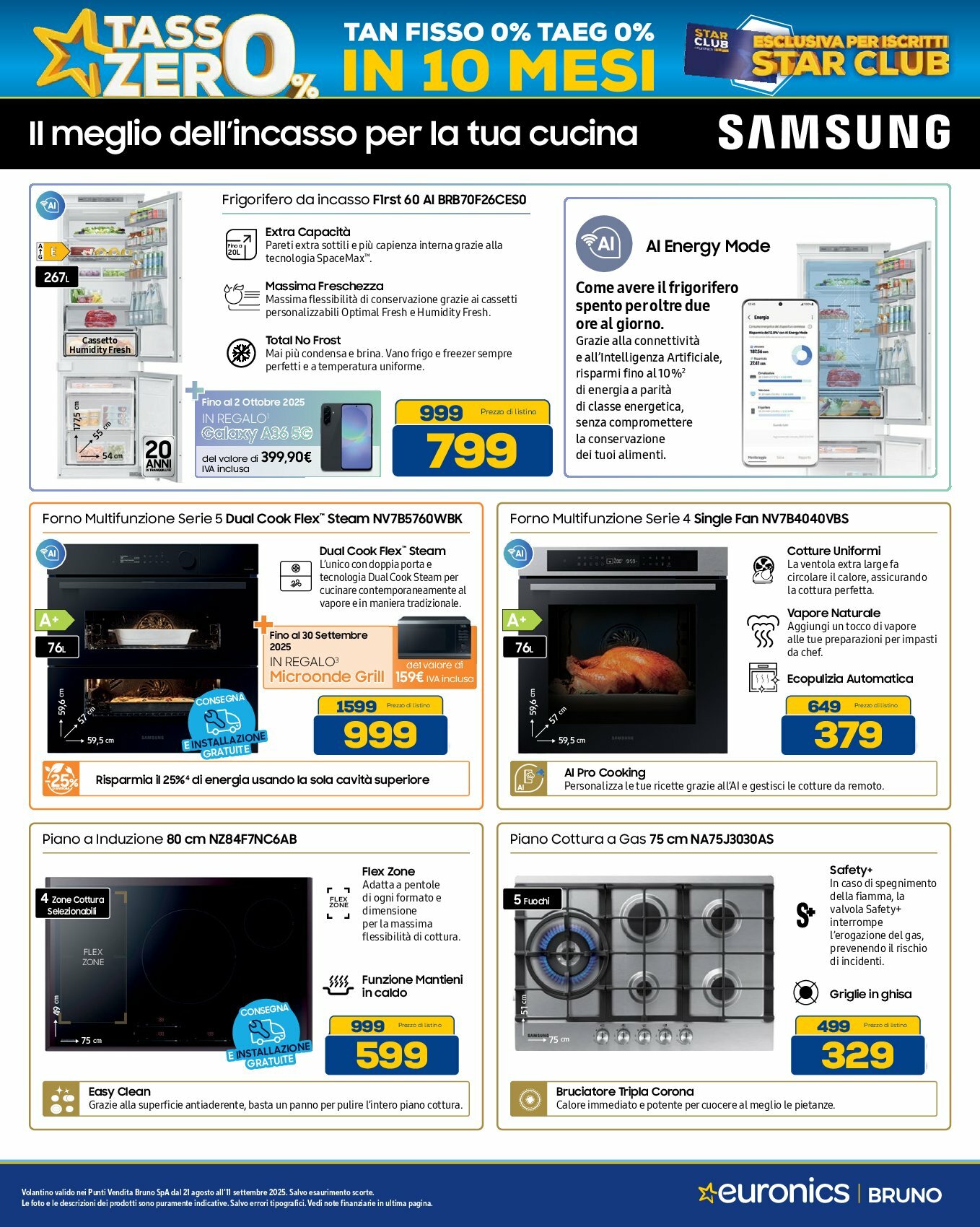 euronics-bruno - Volantino Euronics Bruno valido dal 21/08 al 11/09 - page: 57