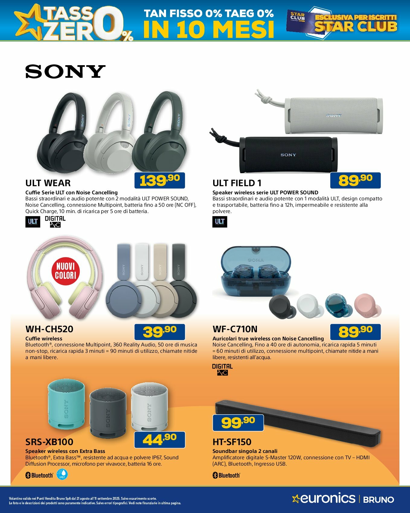 euronics-bruno - Volantino Euronics Bruno valido dal 21/08 al 11/09 - page: 48