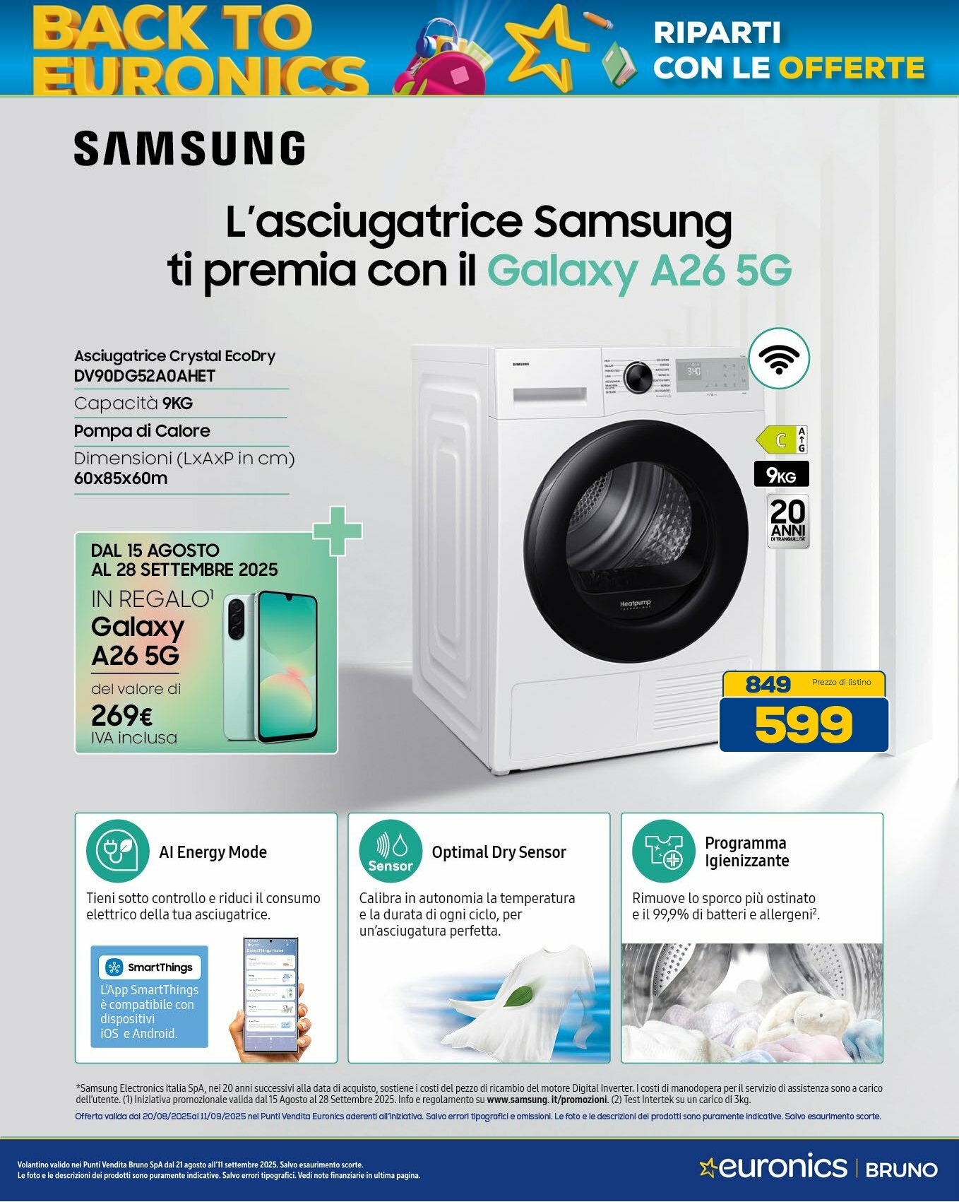 euronics-bruno - Volantino Euronics Bruno valido dal 21/08 al 11/09 - page: 56