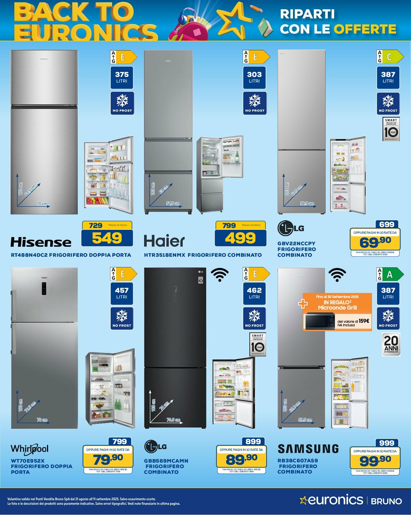 euronics-bruno - Volantino Euronics Bruno valido dal 21/08 al 11/09 - page: 32