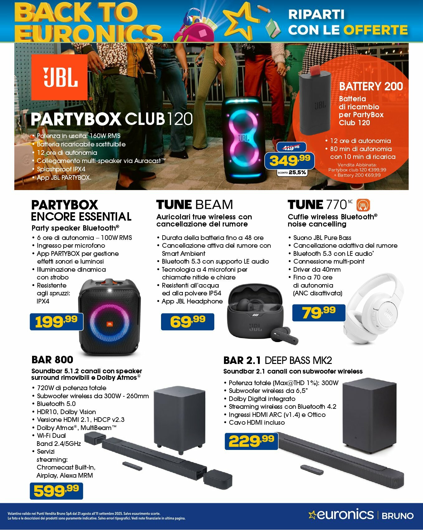 euronics-bruno - Volantino Euronics Bruno valido dal 21/08 al 11/09 - page: 46