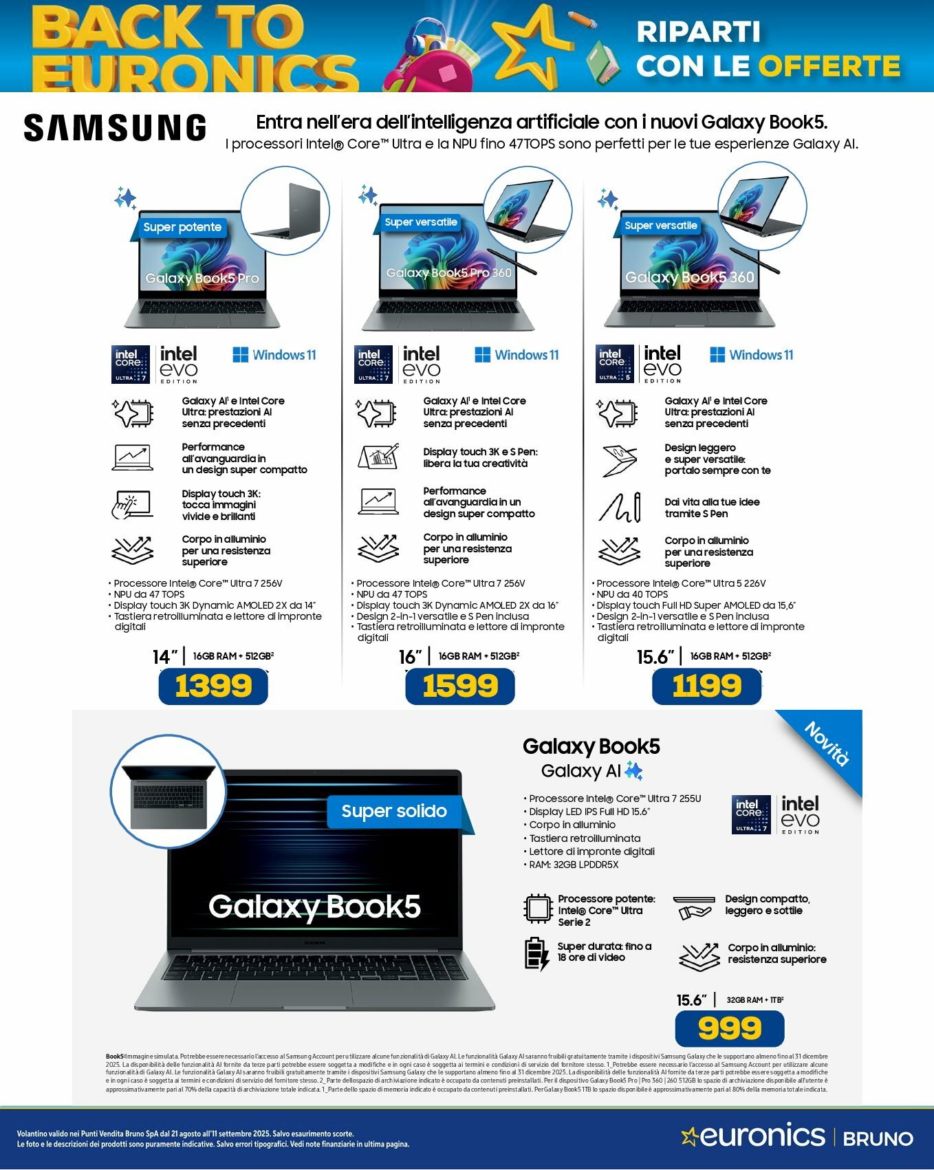 euronics-bruno - Volantino Euronics Bruno valido dal 21/08 al 11/09 - page: 41