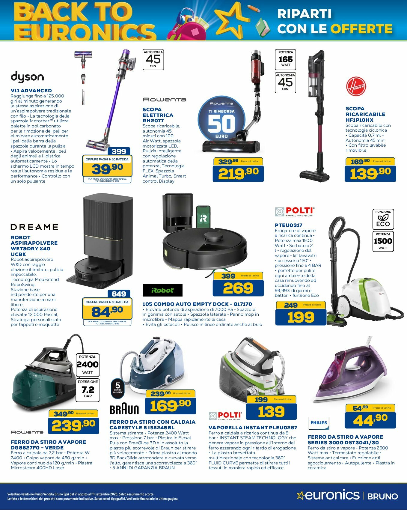 euronics-bruno - Volantino Euronics Bruno valido dal 21/08 al 11/09 - page: 26