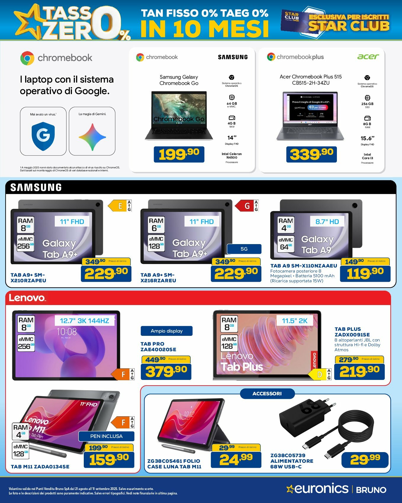 euronics-bruno - Volantino Euronics Bruno valido dal 21/08 al 11/09 - page: 10