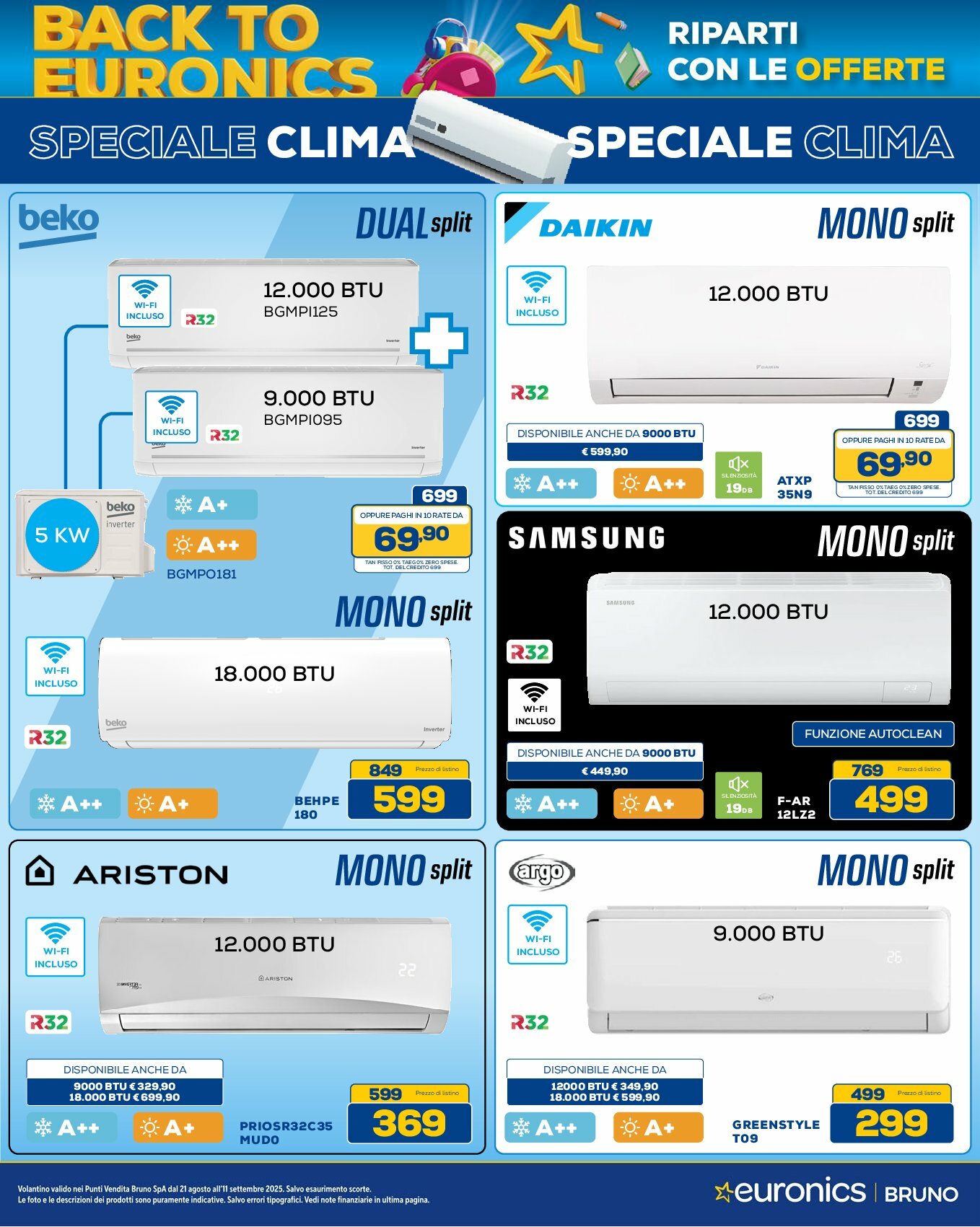euronics-bruno - Volantino Euronics Bruno valido dal 21/08 al 11/09 - page: 36