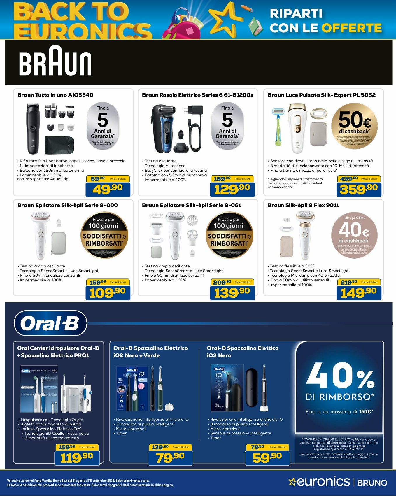 euronics-bruno - Volantino Euronics Bruno valido dal 21/08 al 11/09 - page: 55