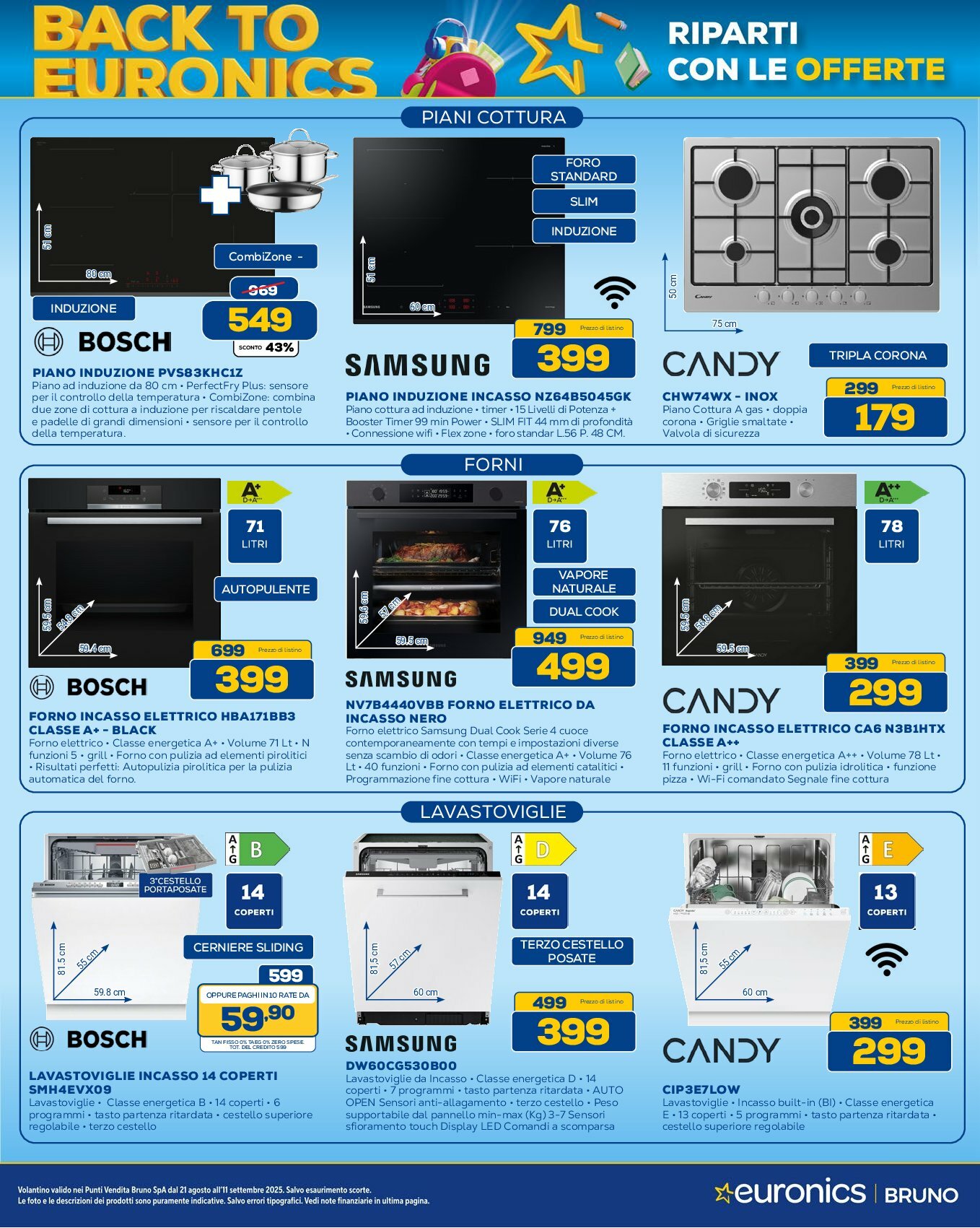 euronics-bruno - Volantino Euronics Bruno valido dal 21/08 al 11/09 - page: 34