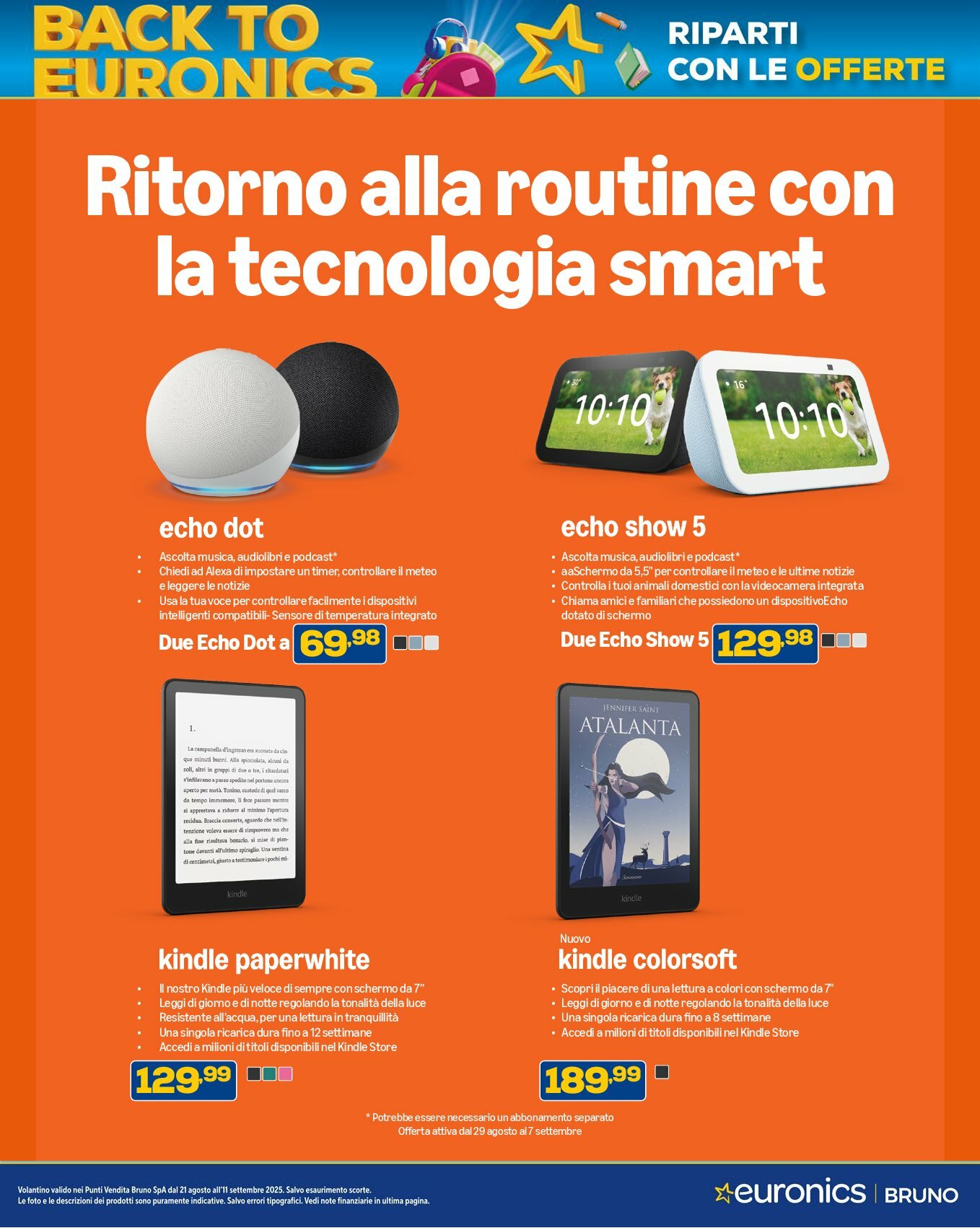 euronics-bruno - Volantino Euronics Bruno valido dal 21/08 al 11/09 - page: 49