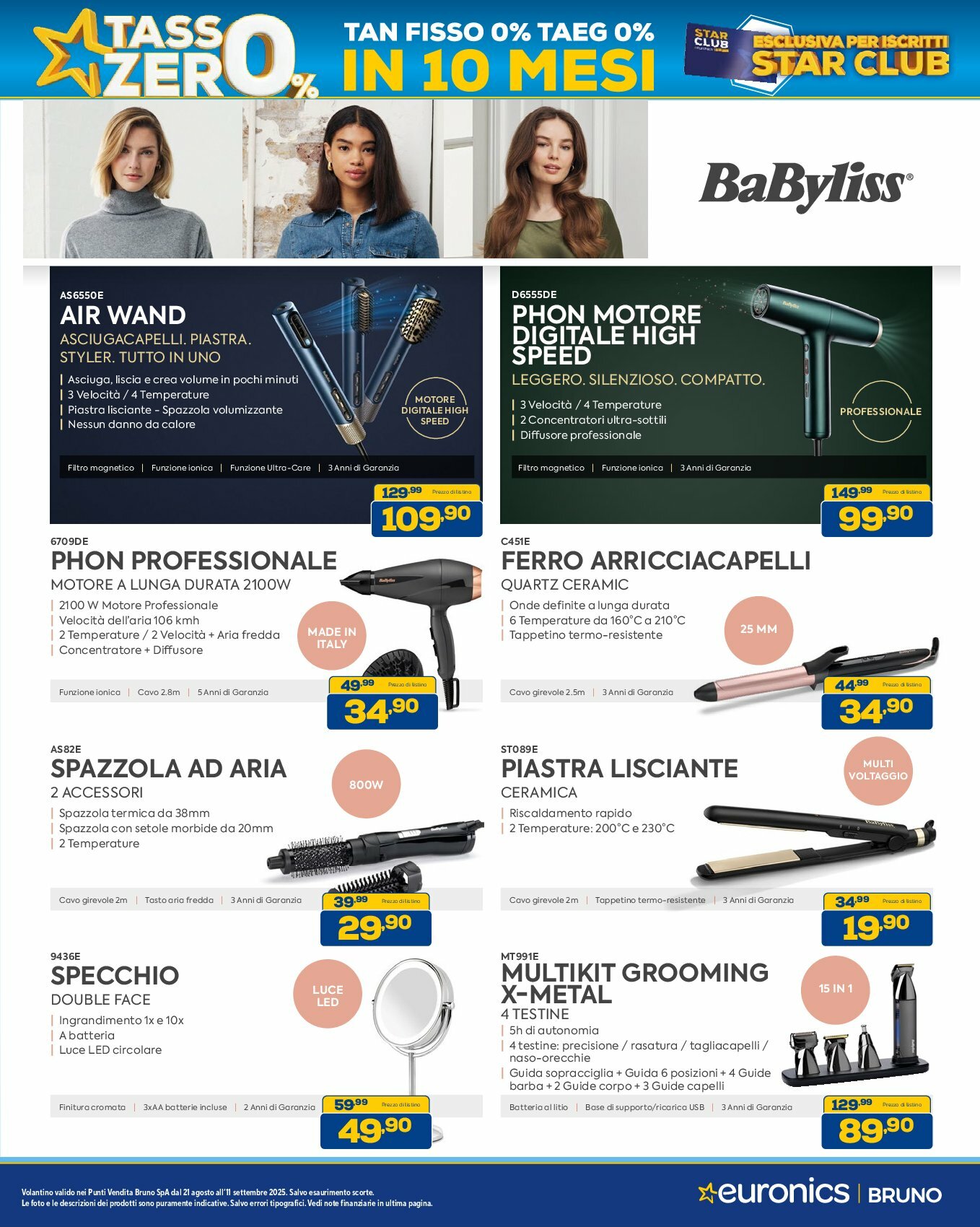 euronics-bruno - Volantino Euronics Bruno valido dal 21/08 al 11/09 - page: 54