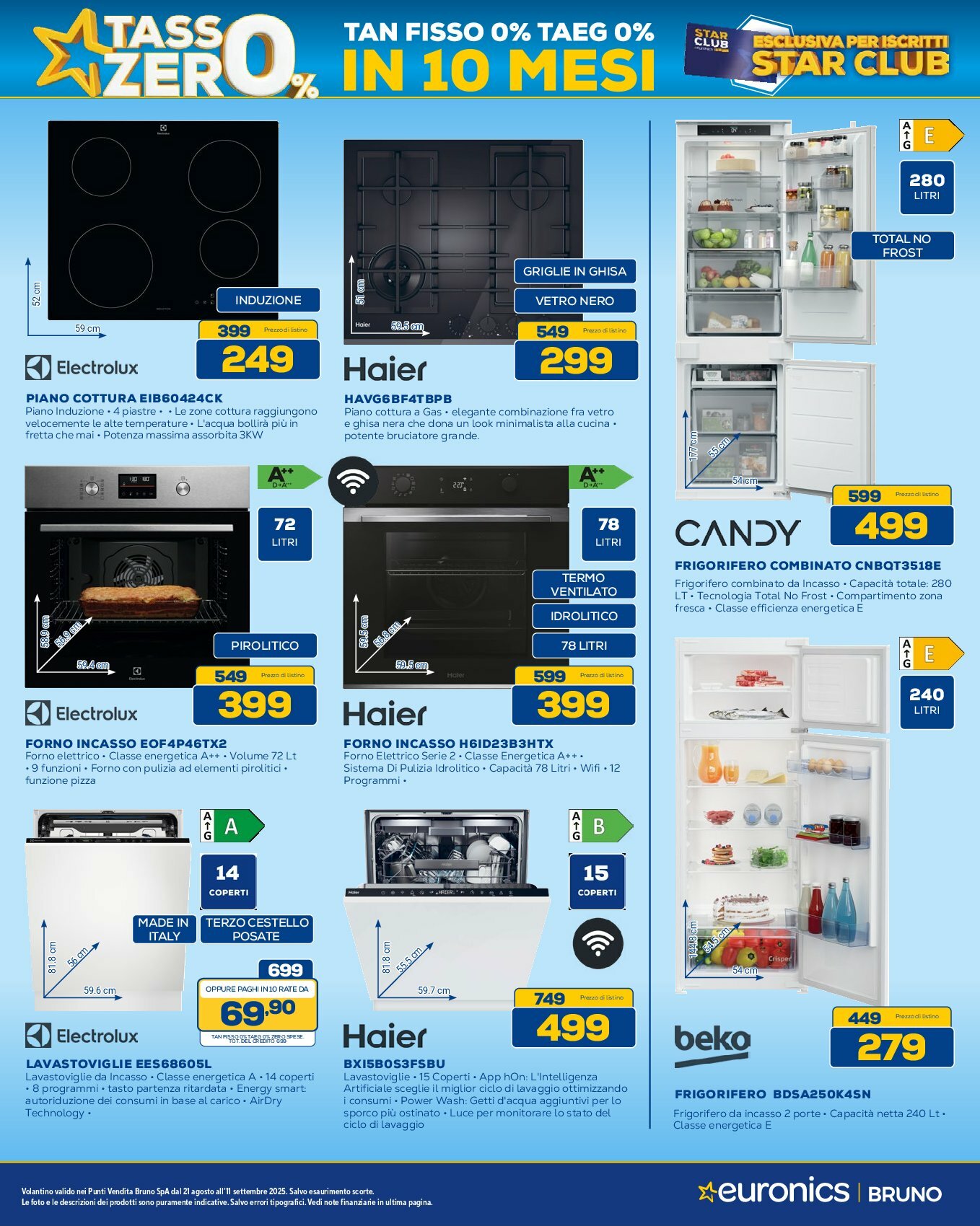 euronics-bruno - Volantino Euronics Bruno valido dal 21/08 al 11/09 - page: 35