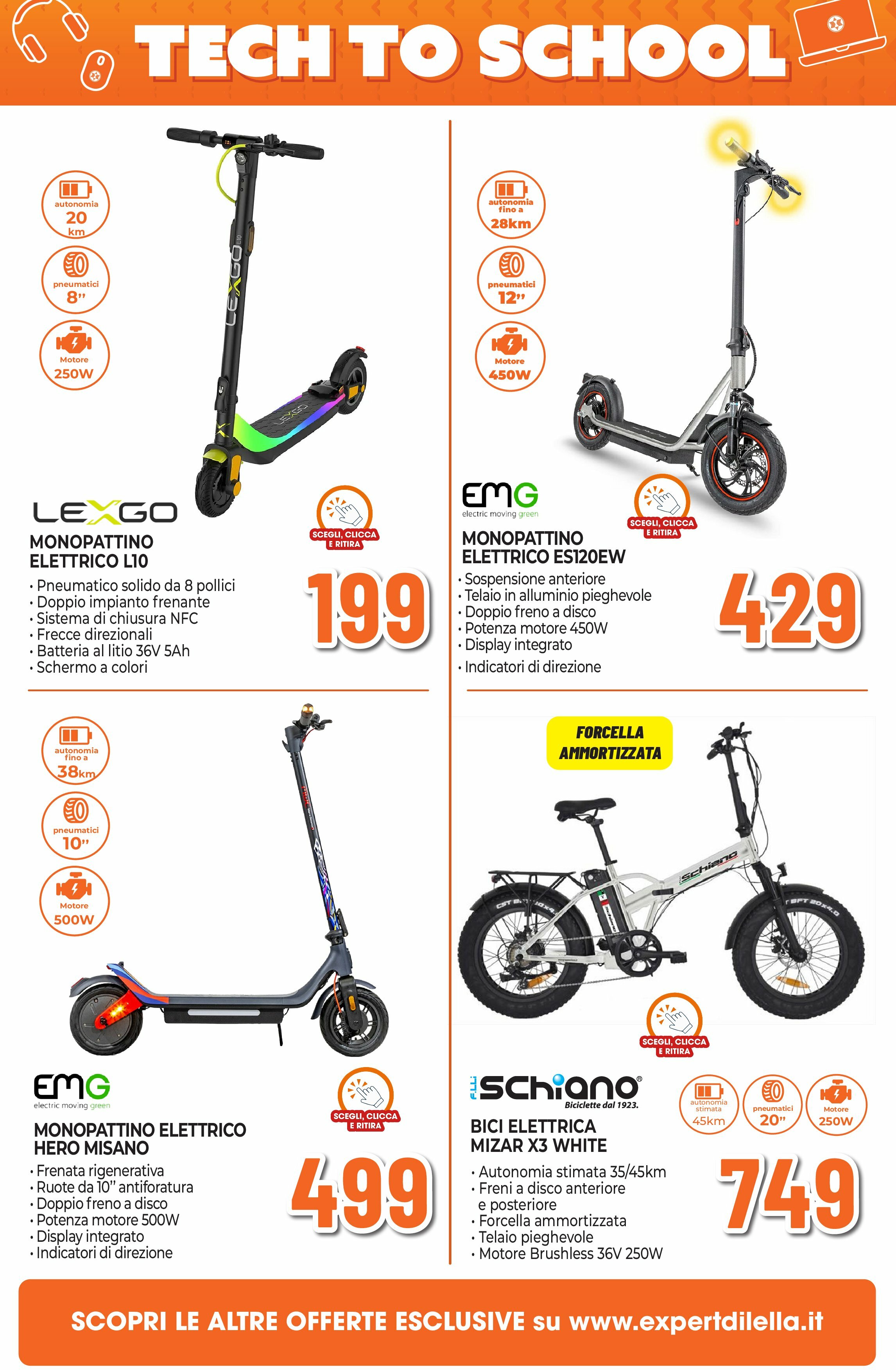 expert-di-lella - Volantino Expert Di Lella - Tech to school valido dal 14/08 al 27/08 - page: 12