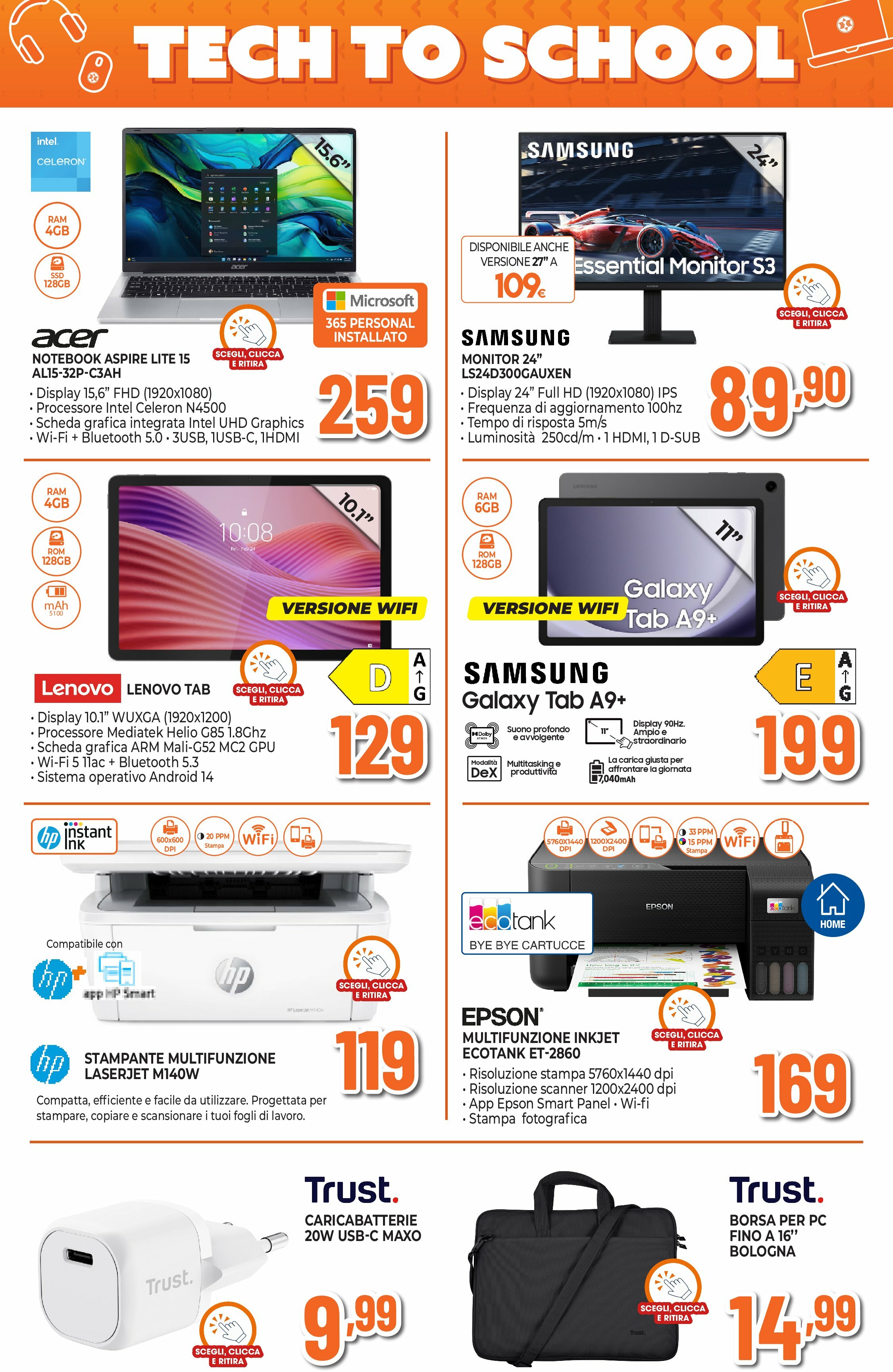 expert-di-lella - Volantino Expert Di Lella - Tech to school valido dal 28/08 al 10/09 - page: 12