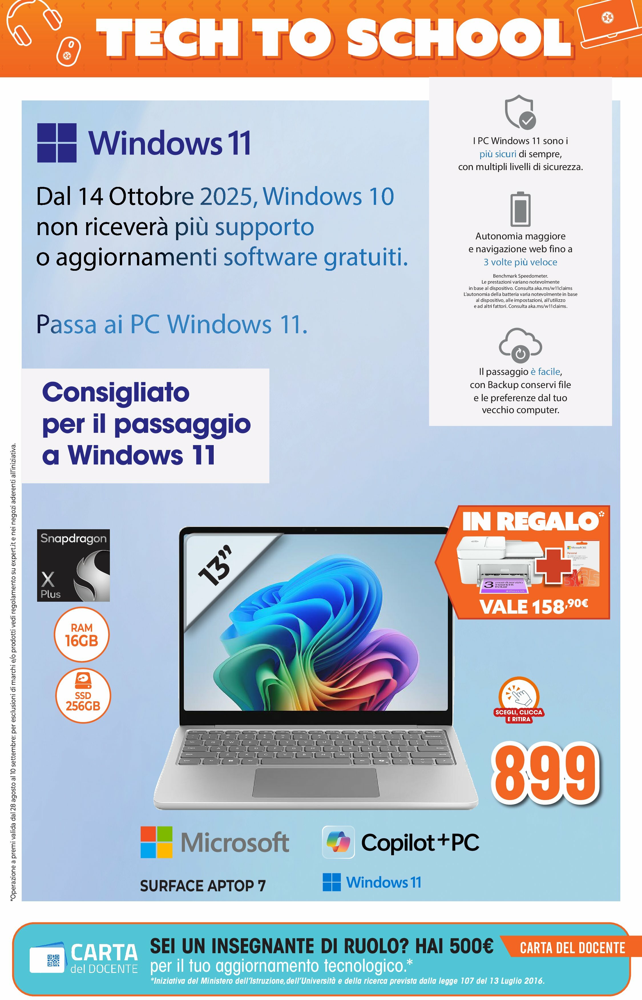 expert-di-lella - Volantino Expert Di Lella - Tech to school valido dal 28/08 al 10/09 - page: 11