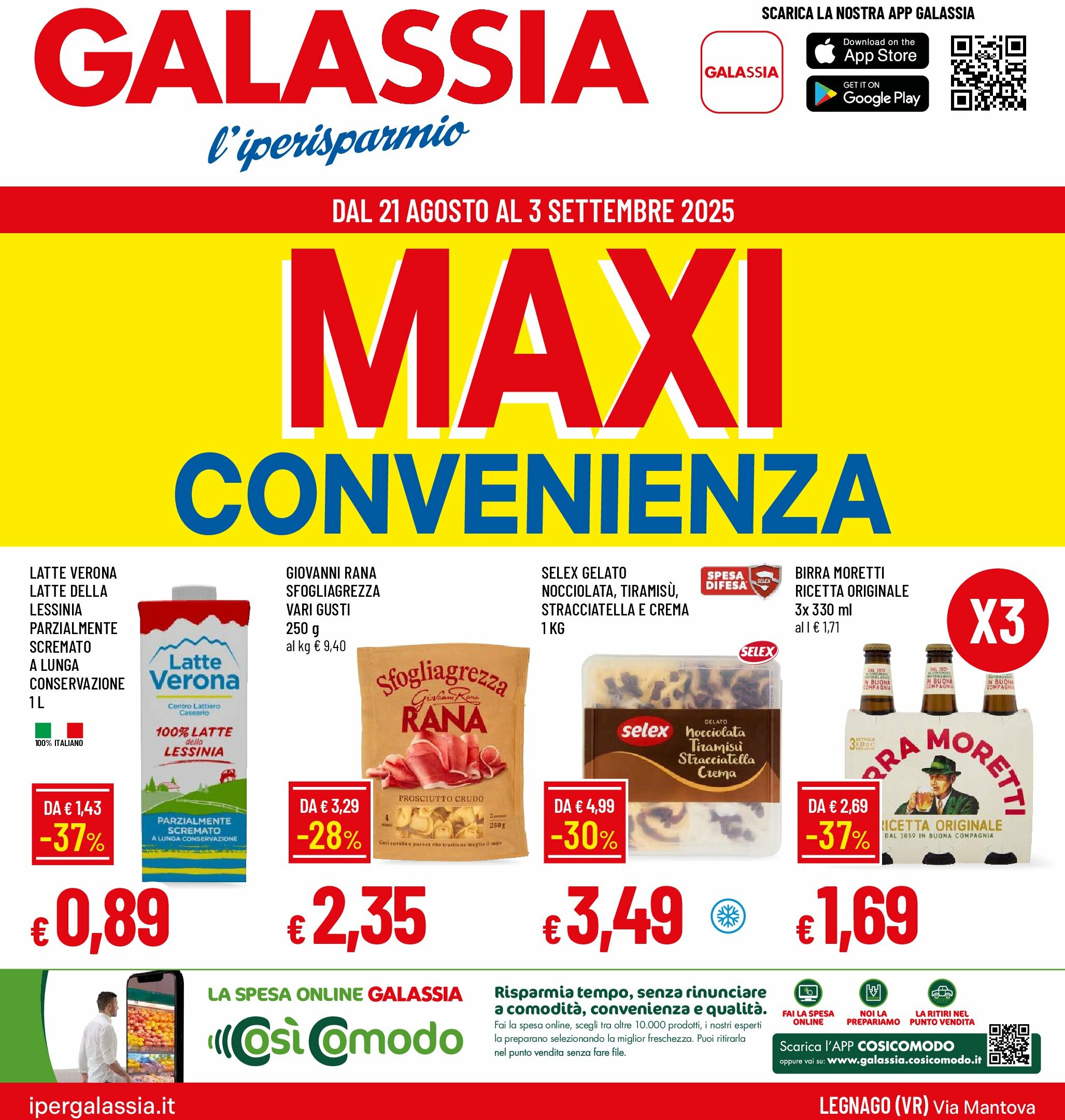 galassia - Volantino Galassia - Legnano valido dal 21/08 al 03/09