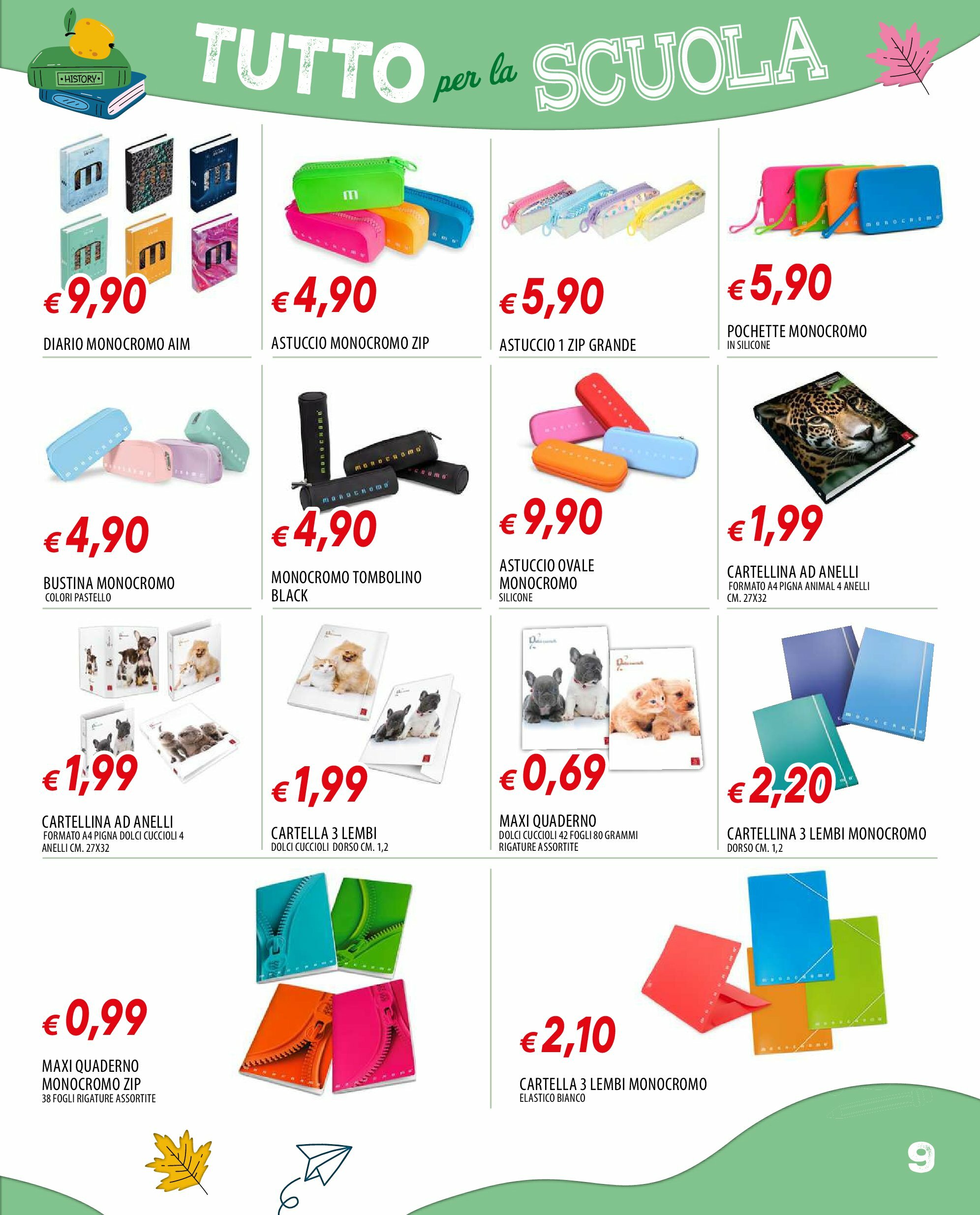 galassia - Volantino Galassia - Scuola valido dal 21/08 al 21/09 - page: 9