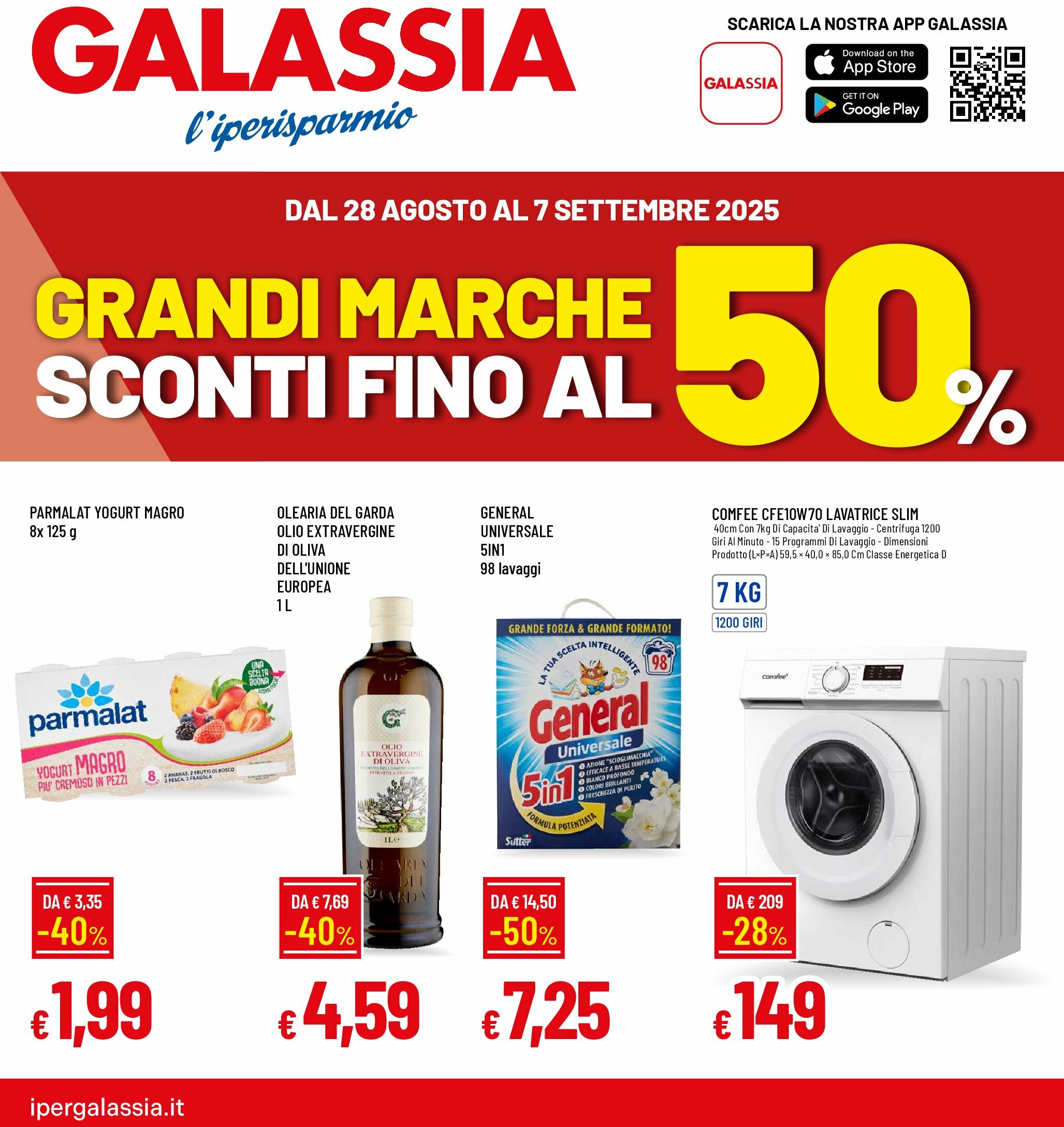 galassia - Volantino Galassia - Alessandria, Piacenza, Liscate, Melzo valido dal 28/08 al 07/09