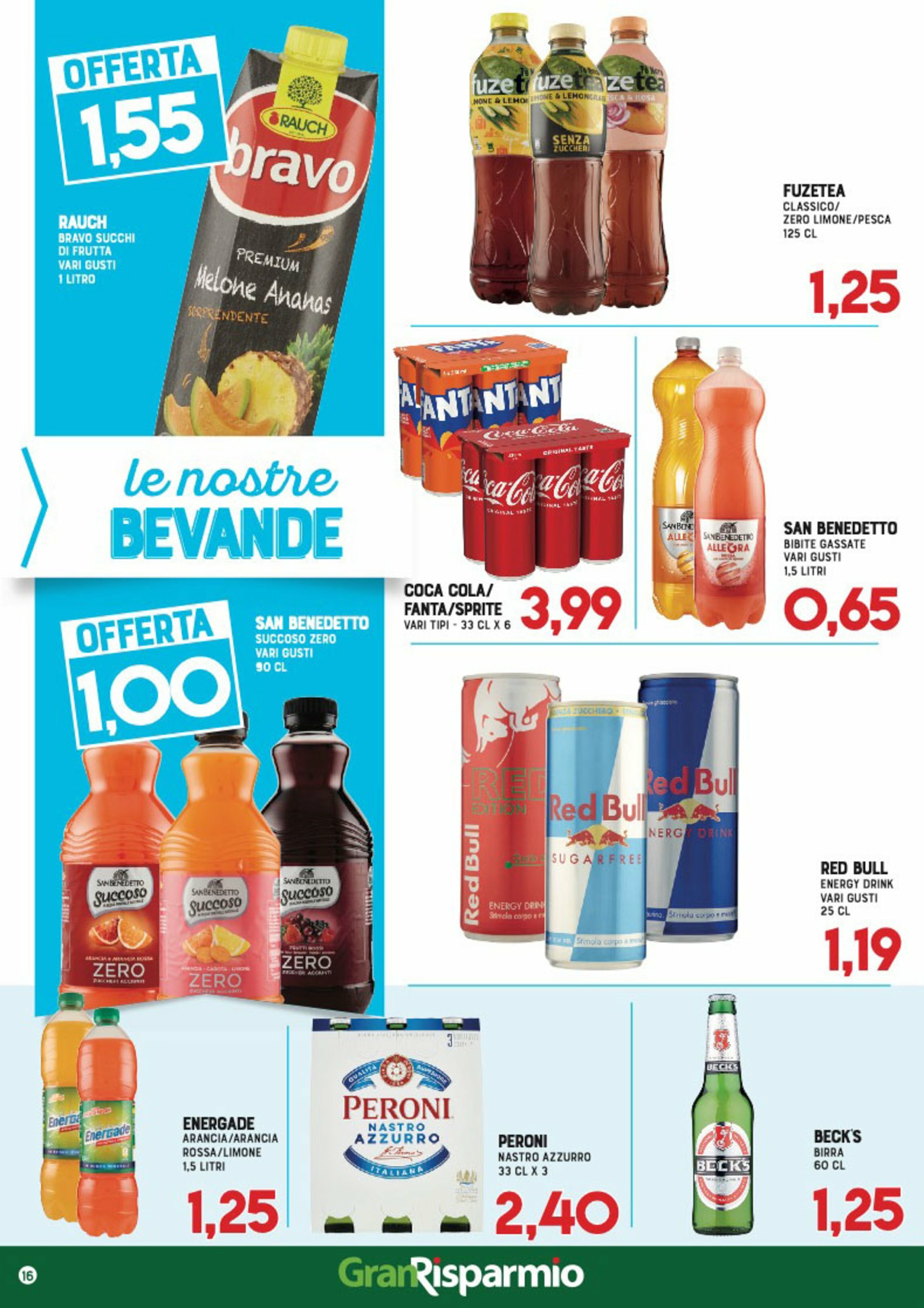 gran-risparmio - Volantino Gran Risparmio valido dal 27/08 al 07/09 - page: 16