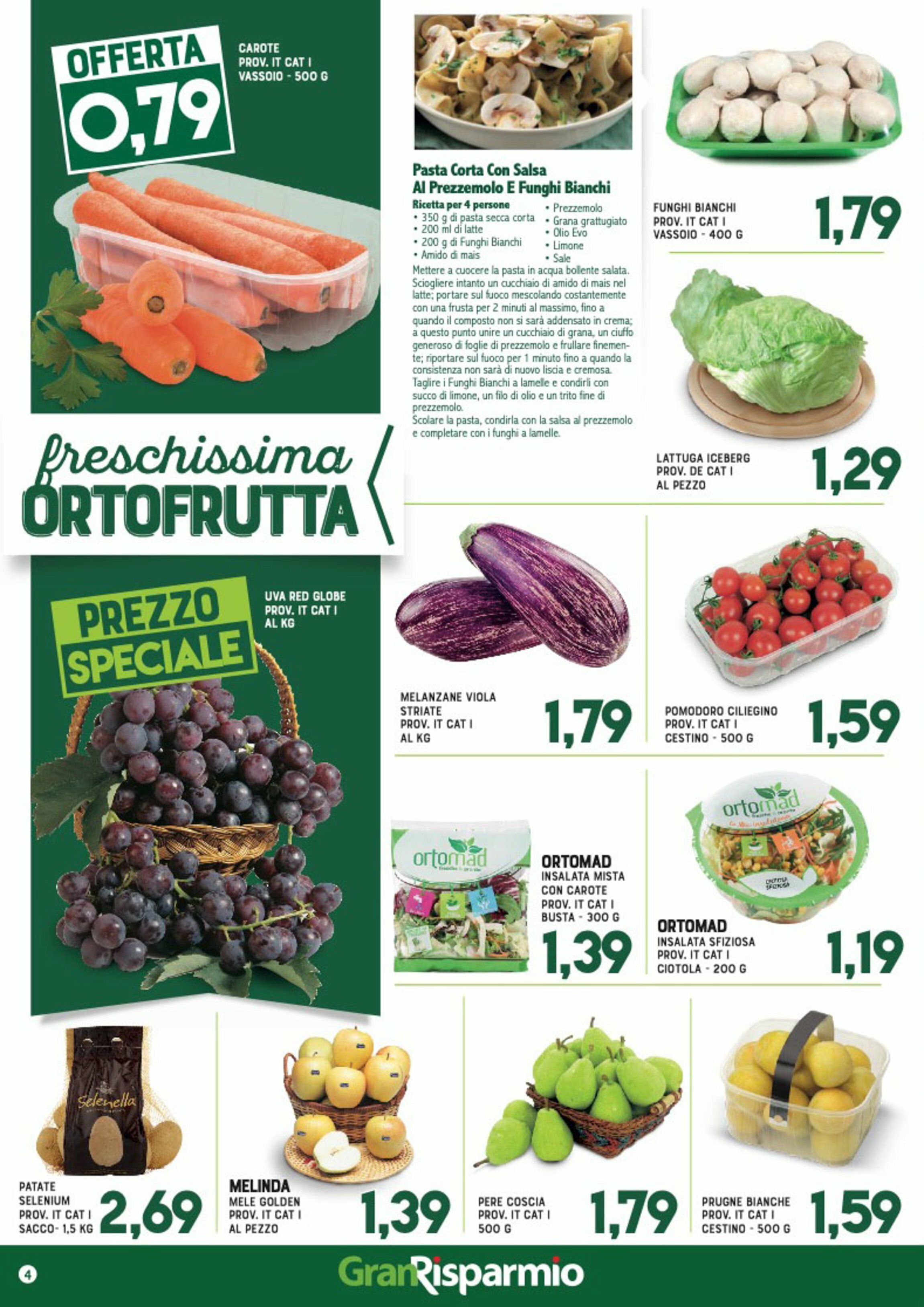 gran-risparmio - Volantino Gran Risparmio valido dal 27/08 al 07/09 - page: 4