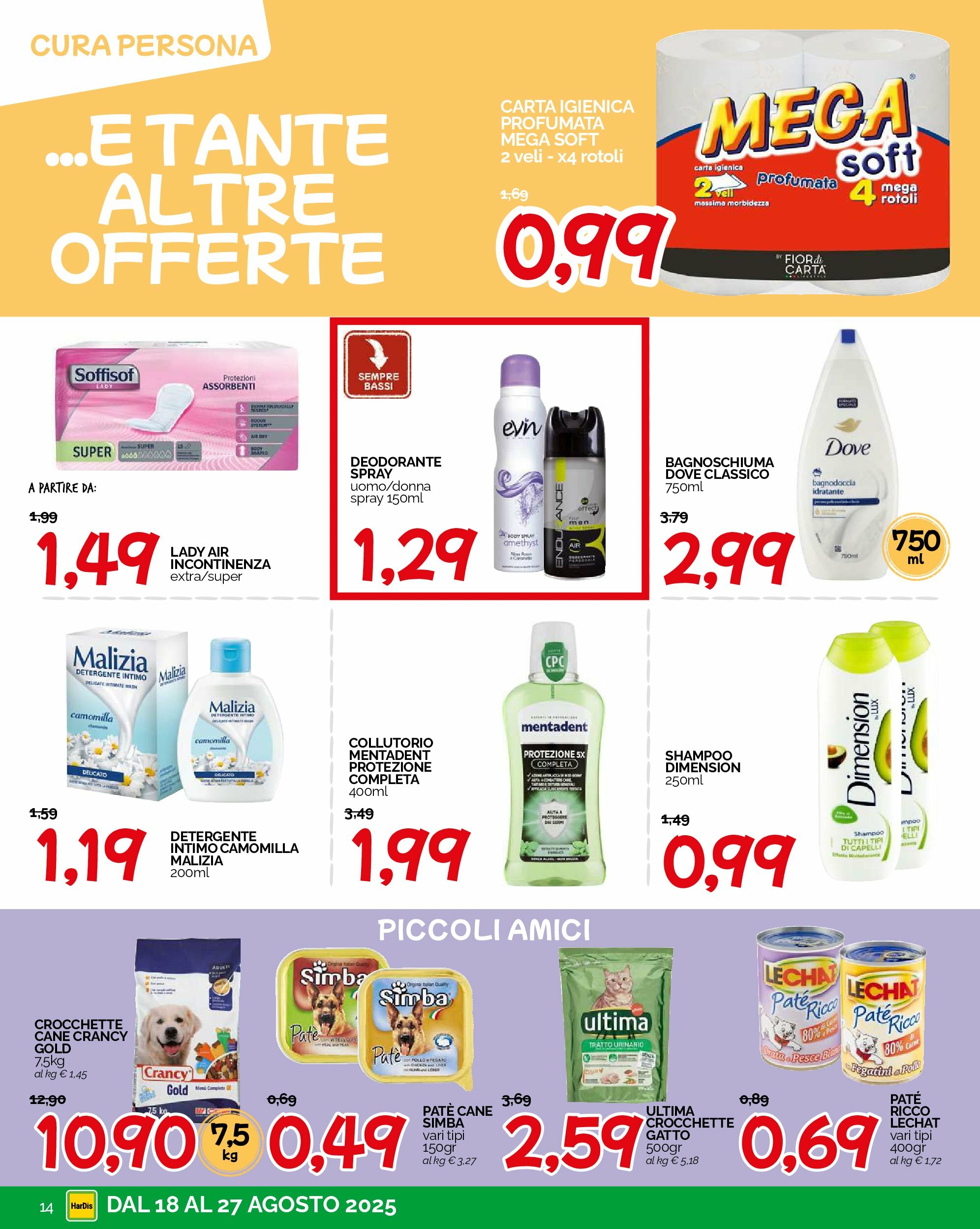 hardis - Volantino Hardis valido dal 18/08 al 27/08 - page: 14